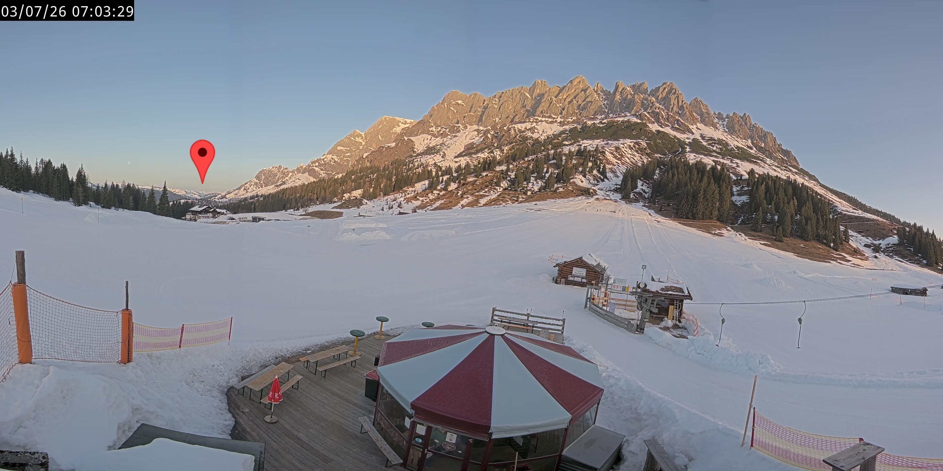 Archiv Foto Webcam Berghotel Arthurhaus am Hochkönig