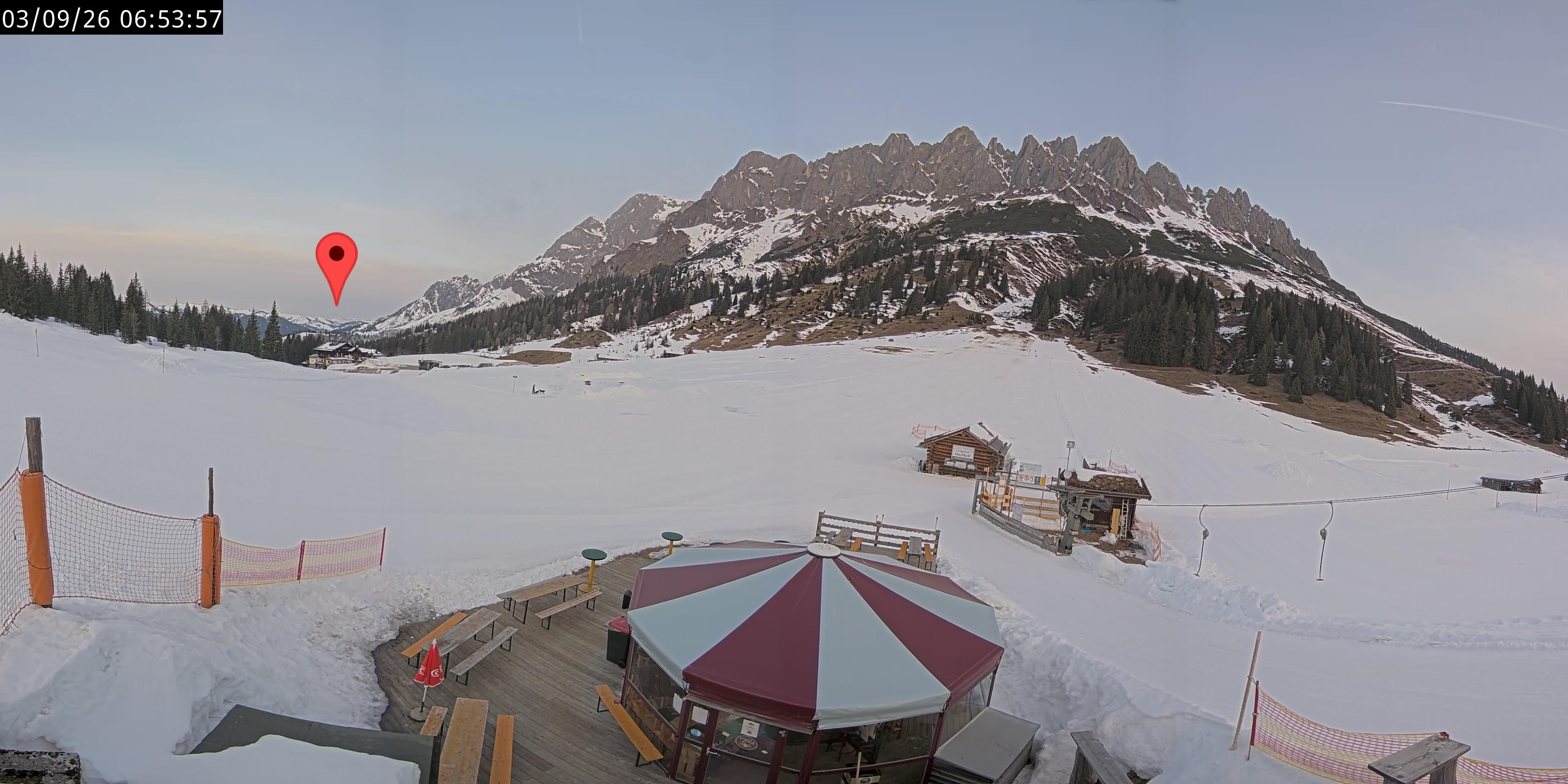 Archiv Foto Webcam Berghotel Arthurhaus am Hochkönig