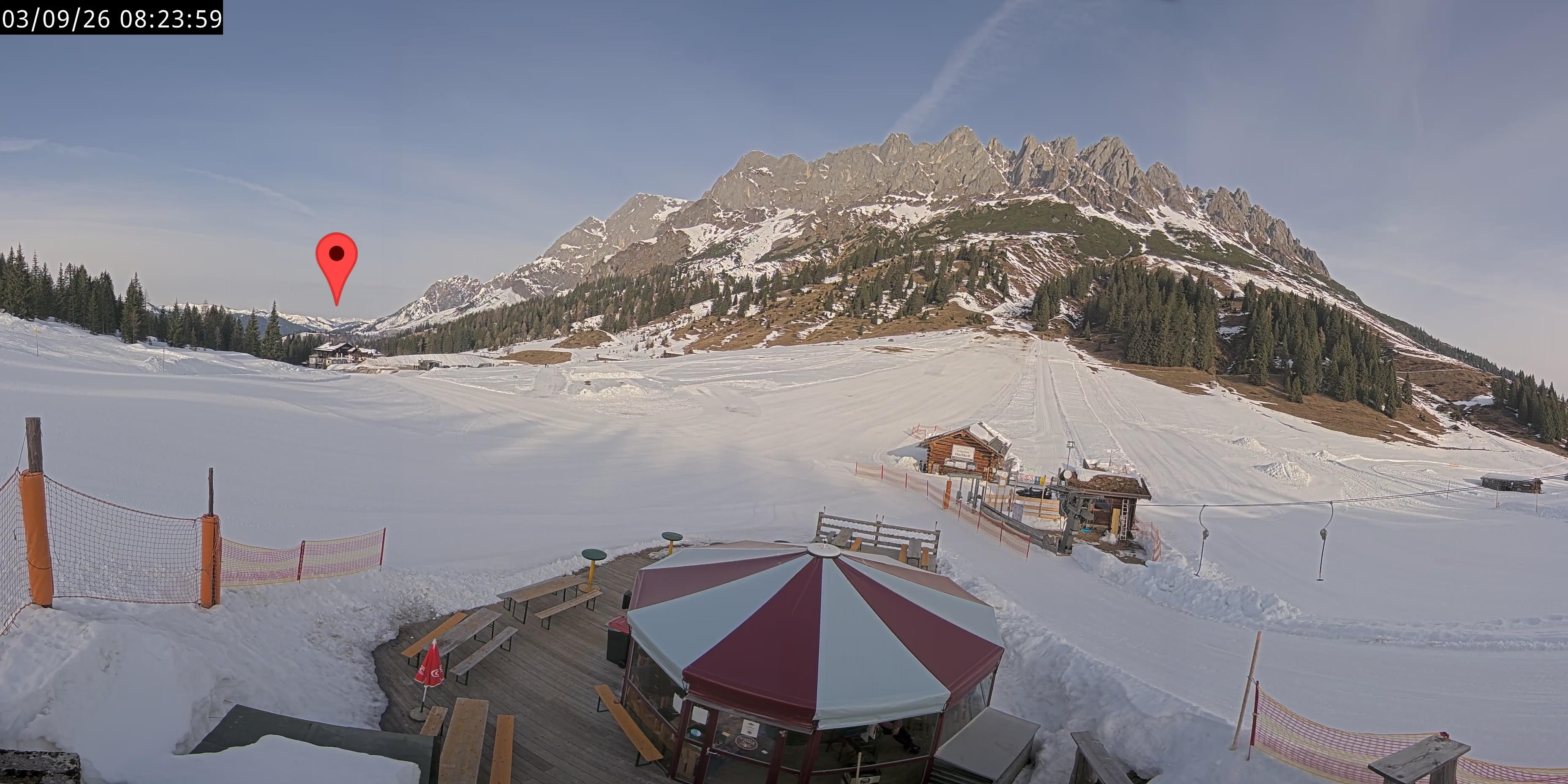 Archiv Foto Webcam Berghotel Arthurhaus am Hochkönig