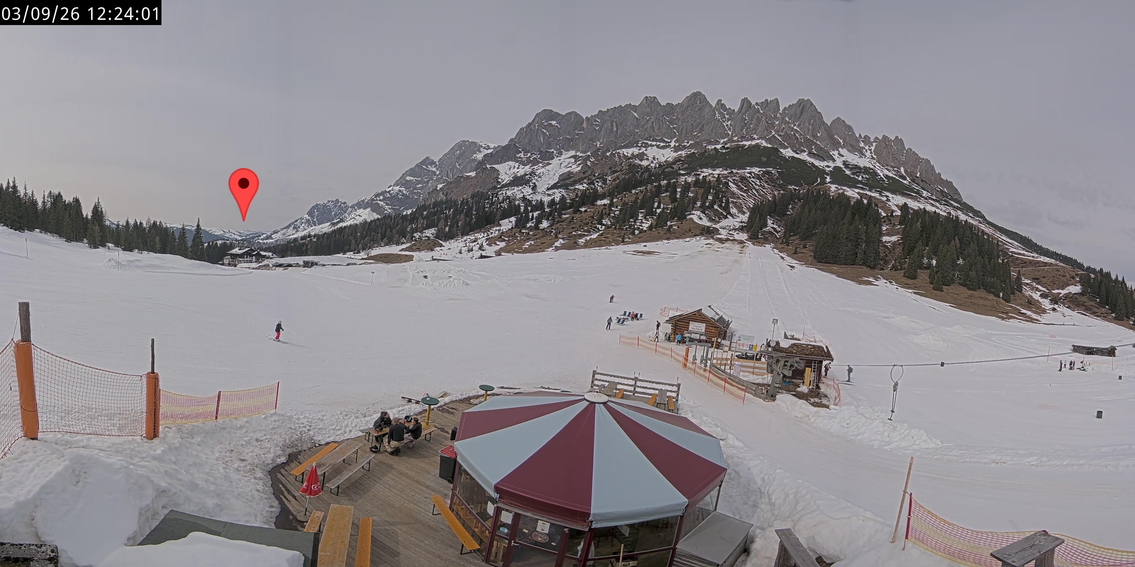 Archiv Foto Webcam Berghotel Arthurhaus am Hochkönig