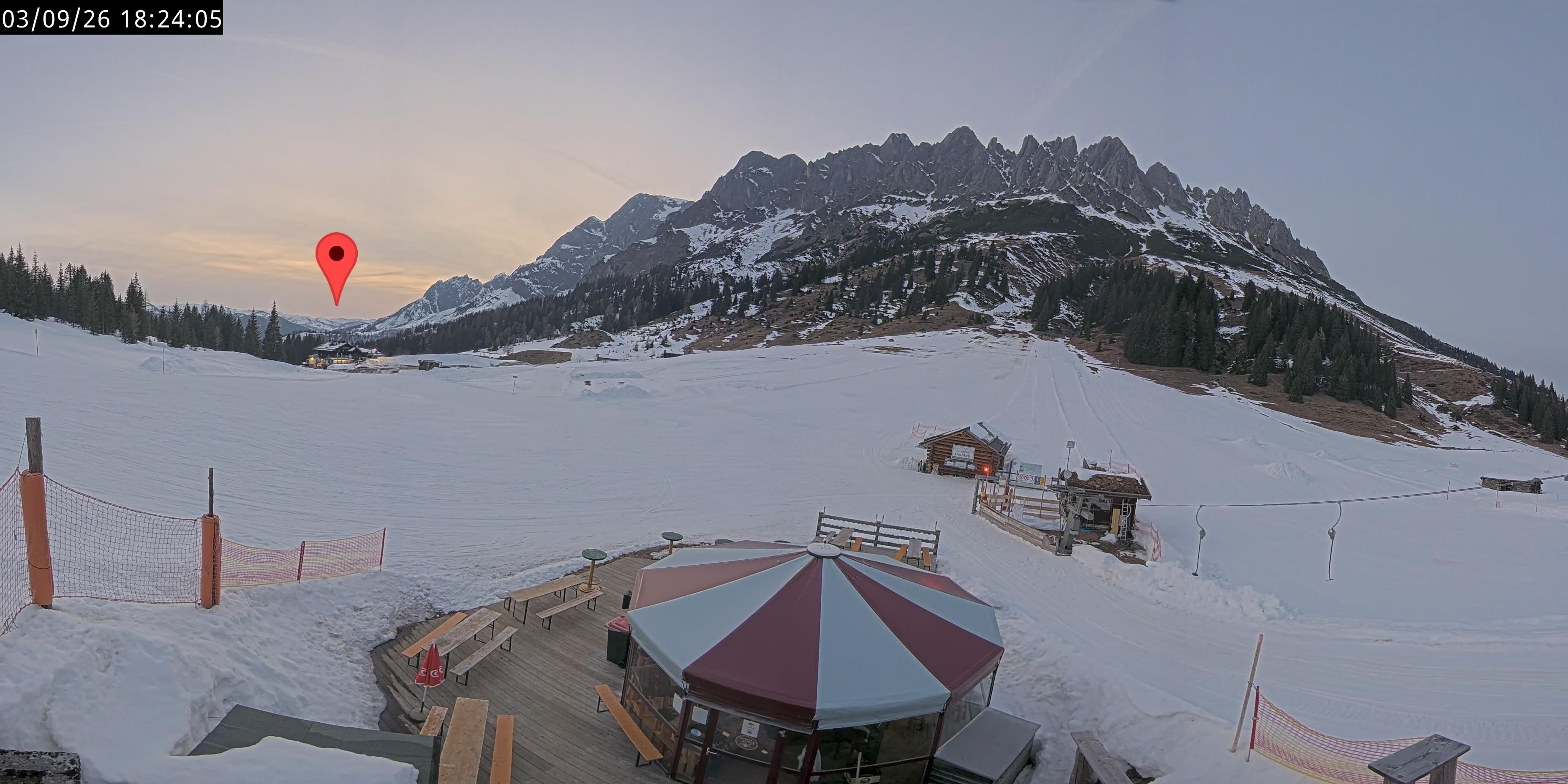 Archiv Foto Webcam Berghotel Arthurhaus am Hochkönig