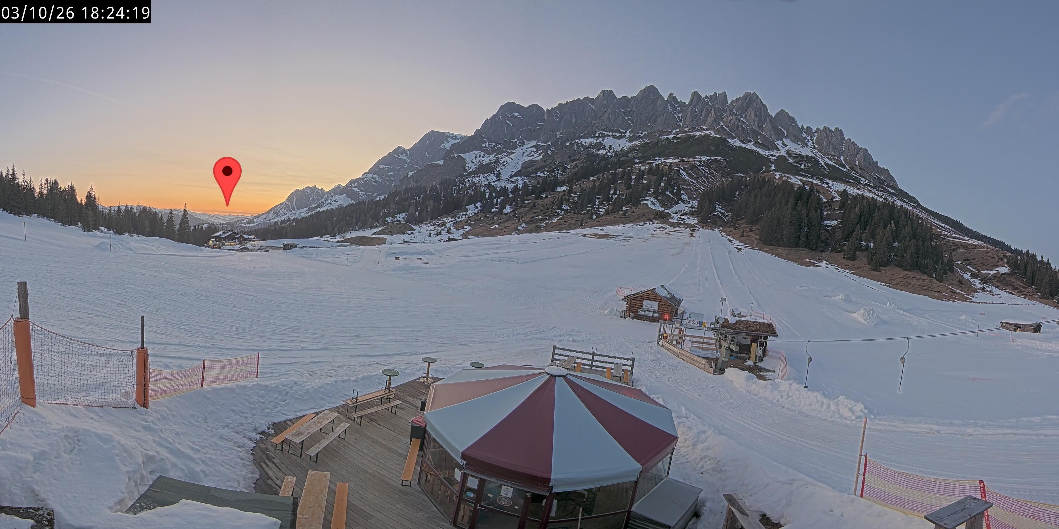Archiv Foto Webcam Berghotel Arthurhaus am Hochkönig