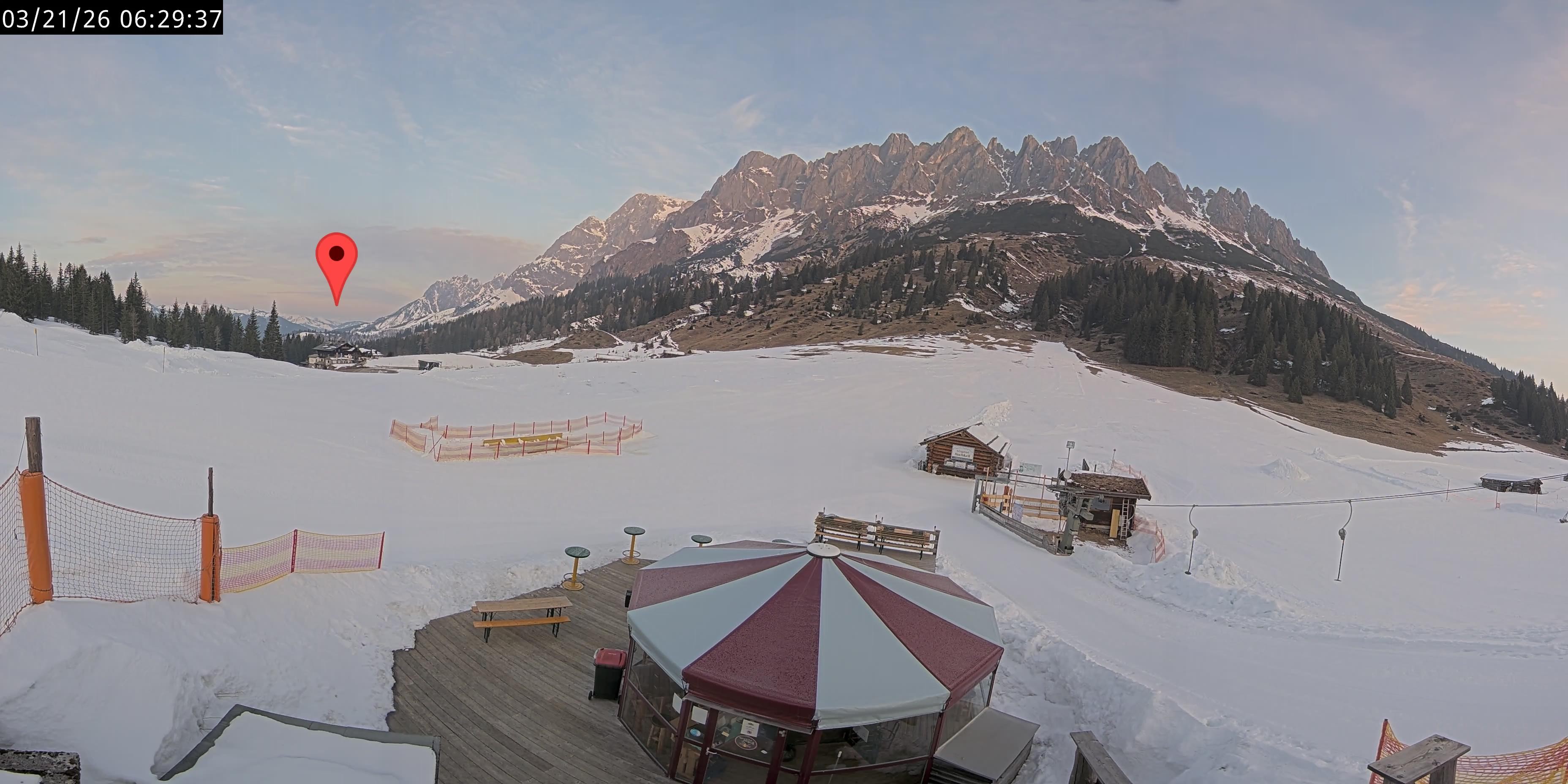 Archiv Foto Webcam Berghotel Arthurhaus am Hochkönig