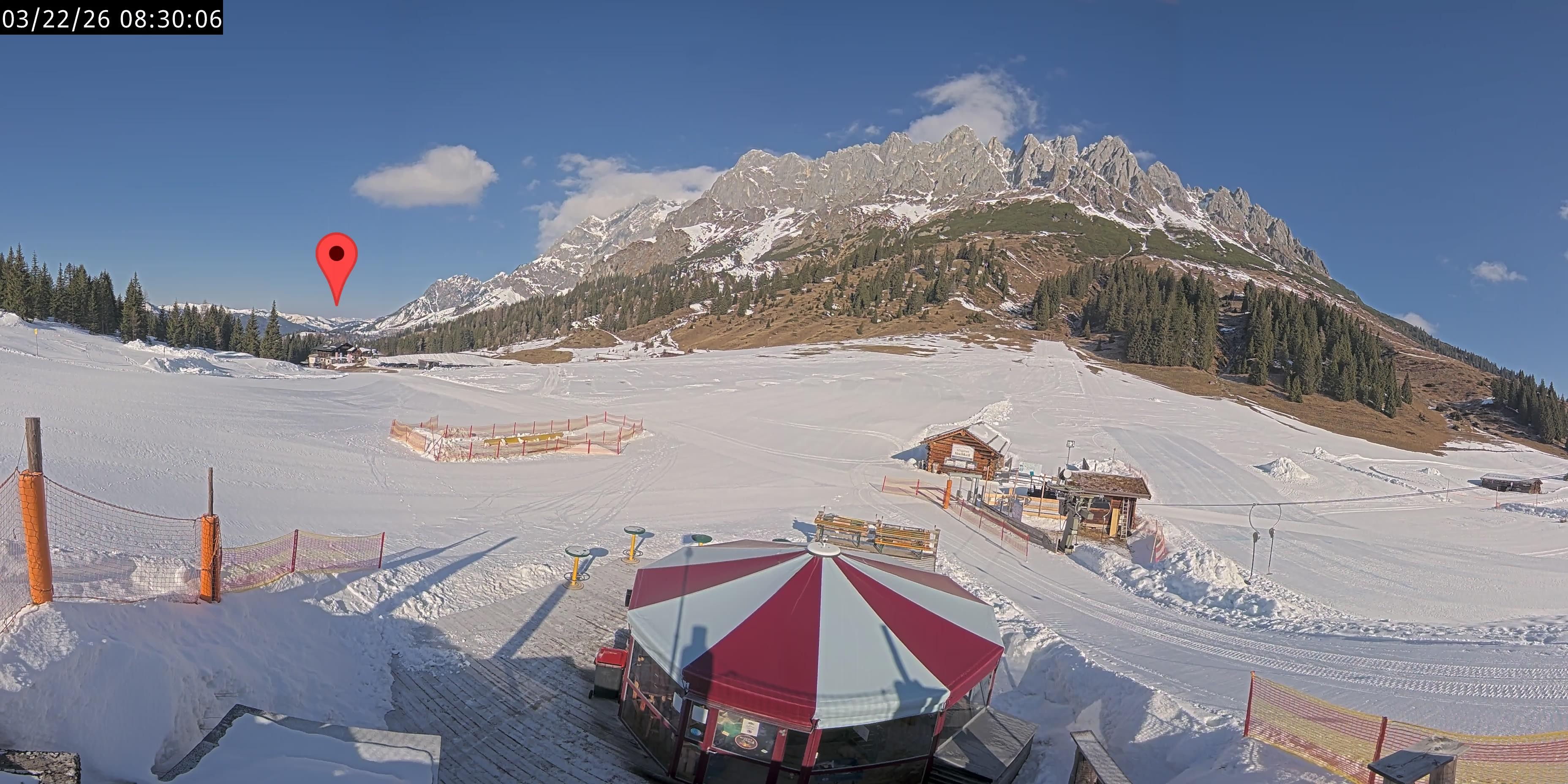 Archiv Foto Webcam Berghotel Arthurhaus am Hochkönig