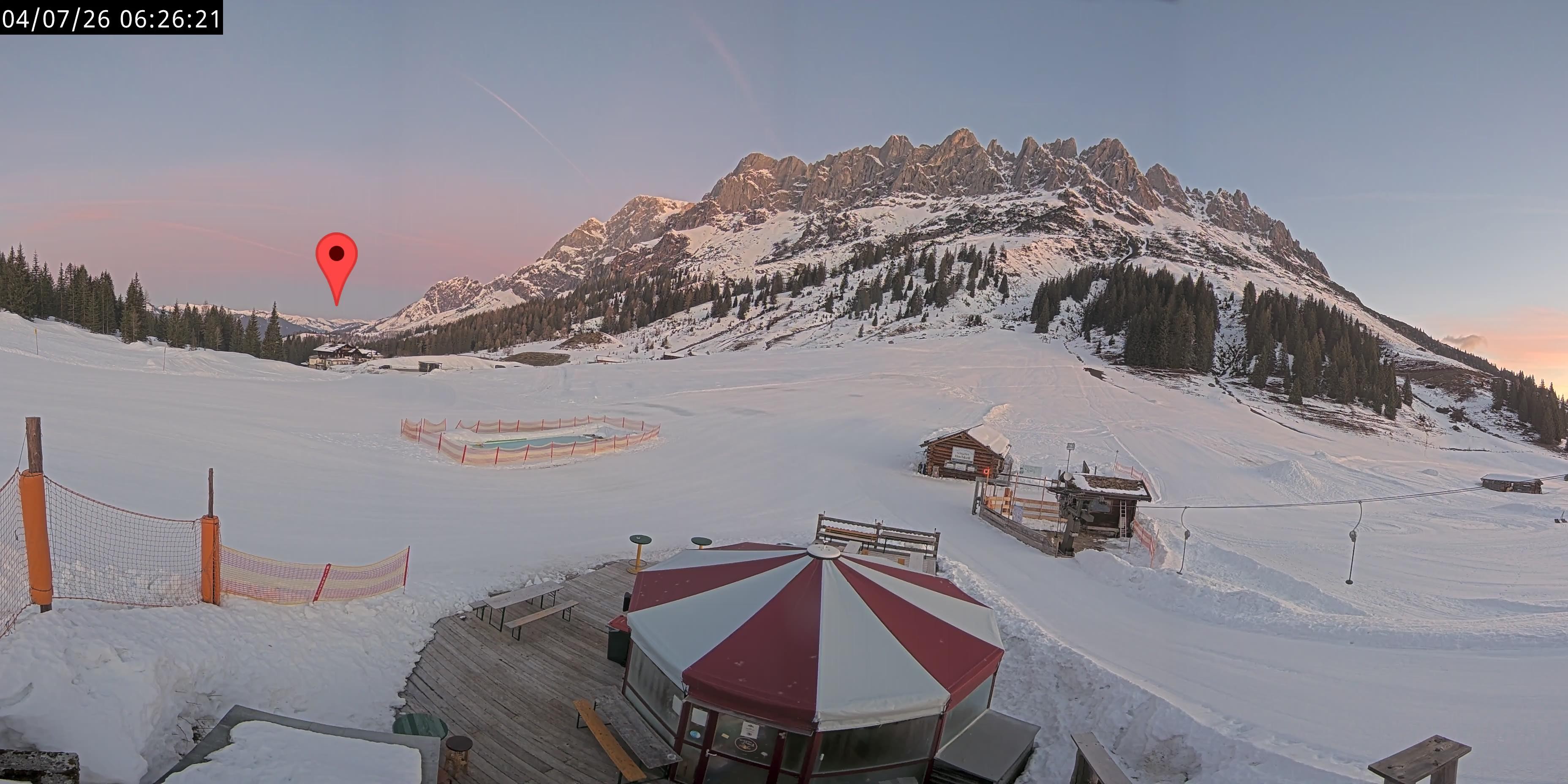 Archiv Foto Webcam Berghotel Arthurhaus am Hochkönig