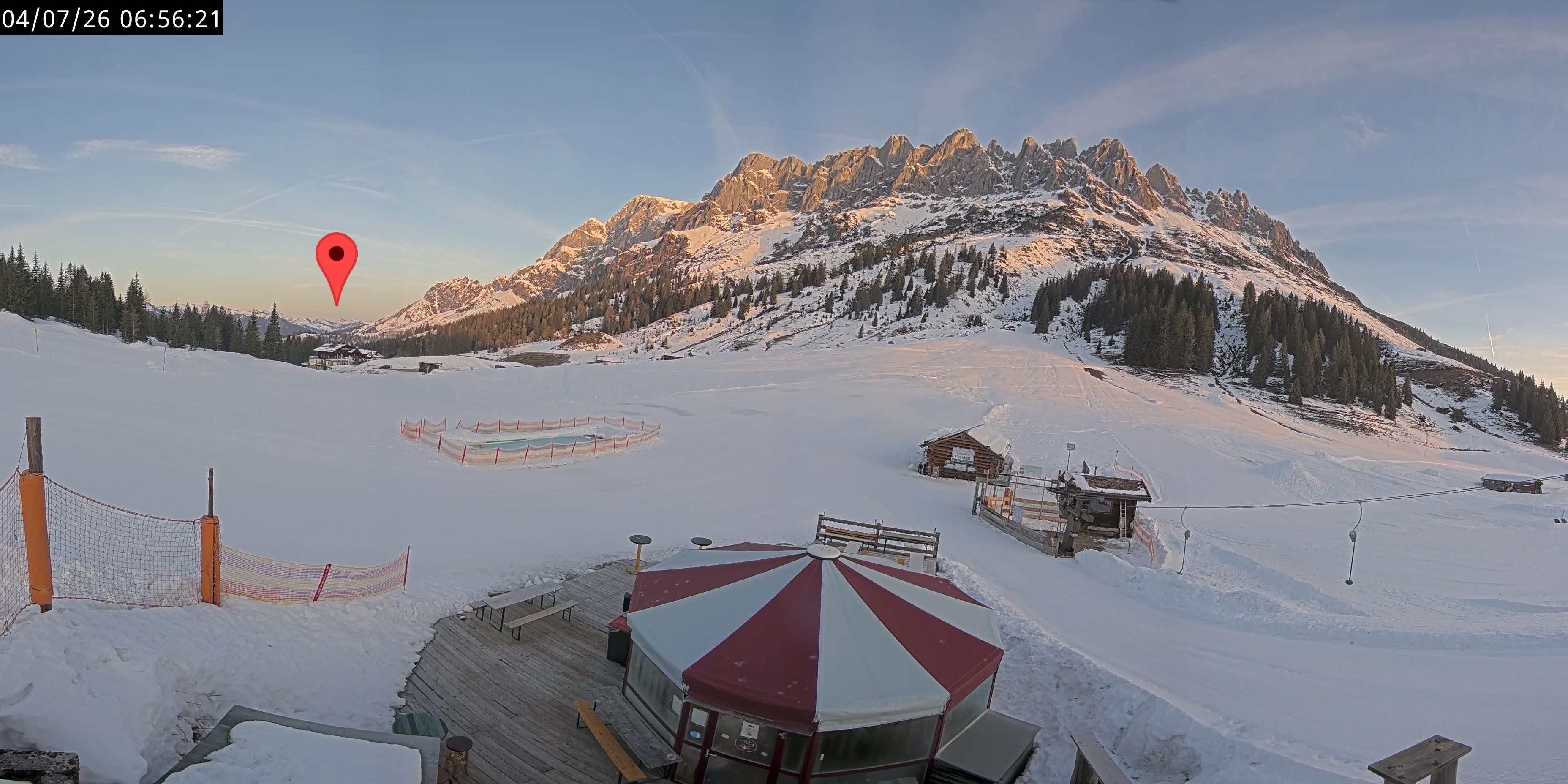 Archiv Foto Webcam Berghotel Arthurhaus am Hochkönig