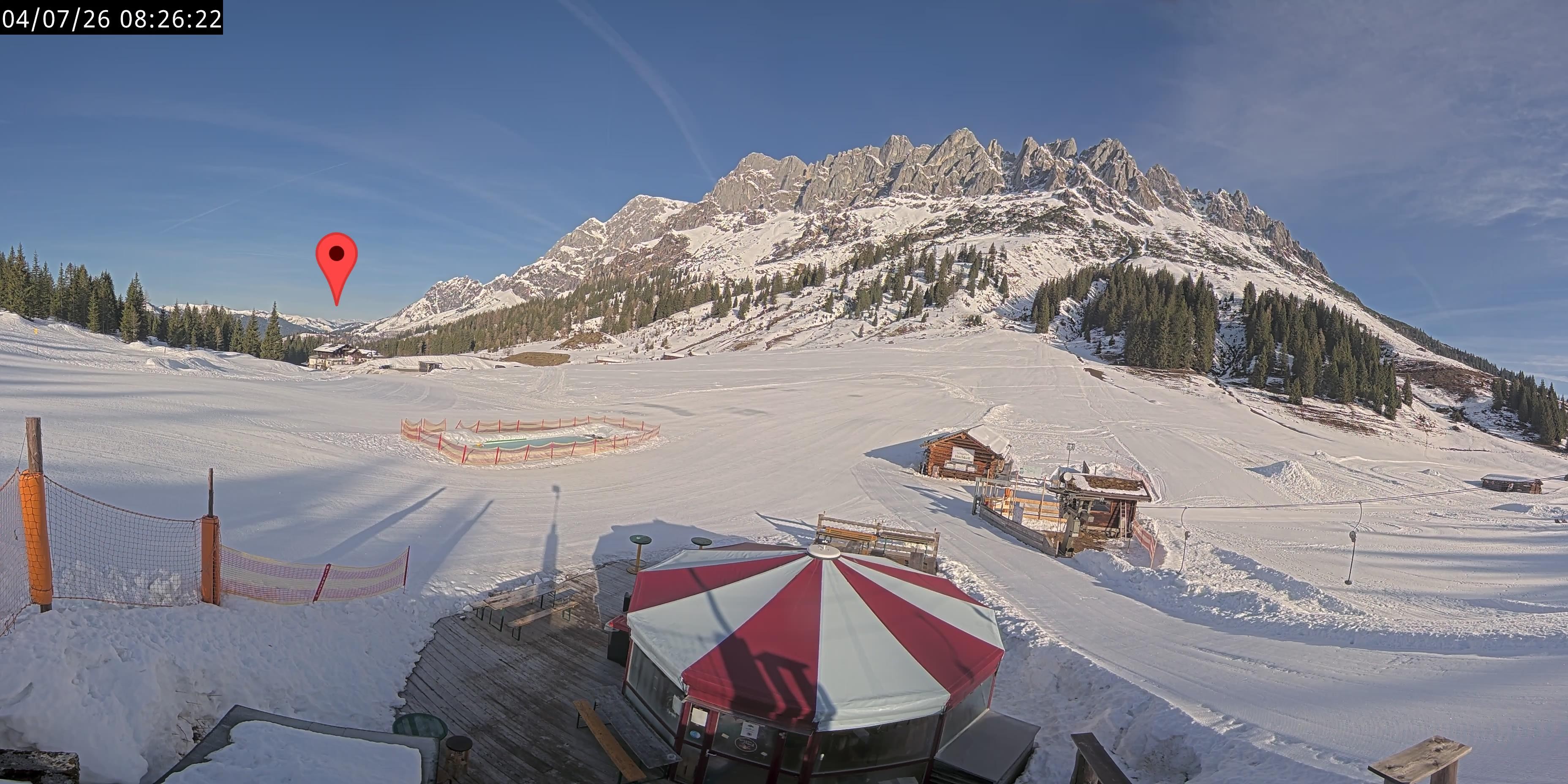 Archiv Foto Webcam Berghotel Arthurhaus am Hochkönig