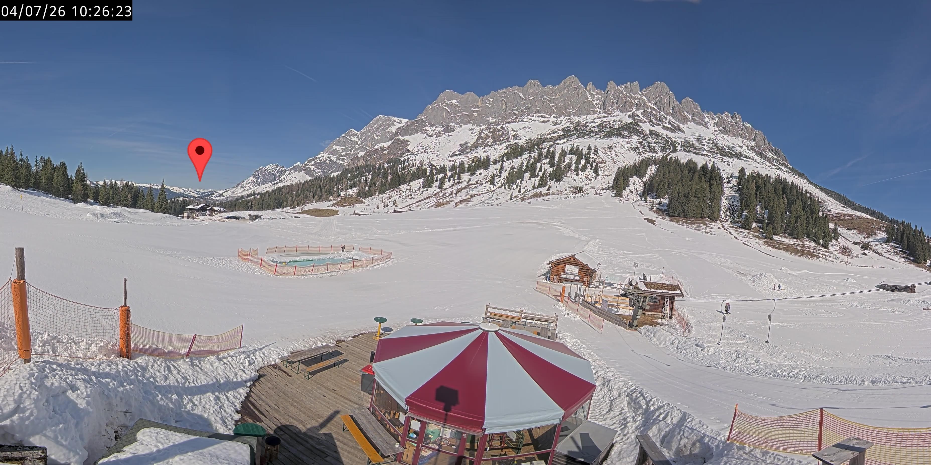Archiv Foto Webcam Berghotel Arthurhaus am Hochkönig