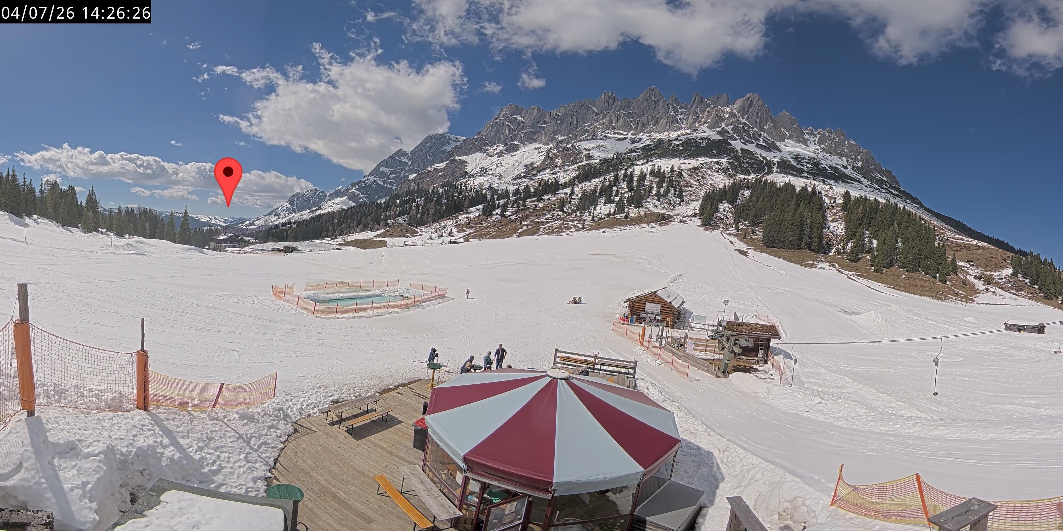 Archiv Foto Webcam Berghotel Arthurhaus am Hochkönig