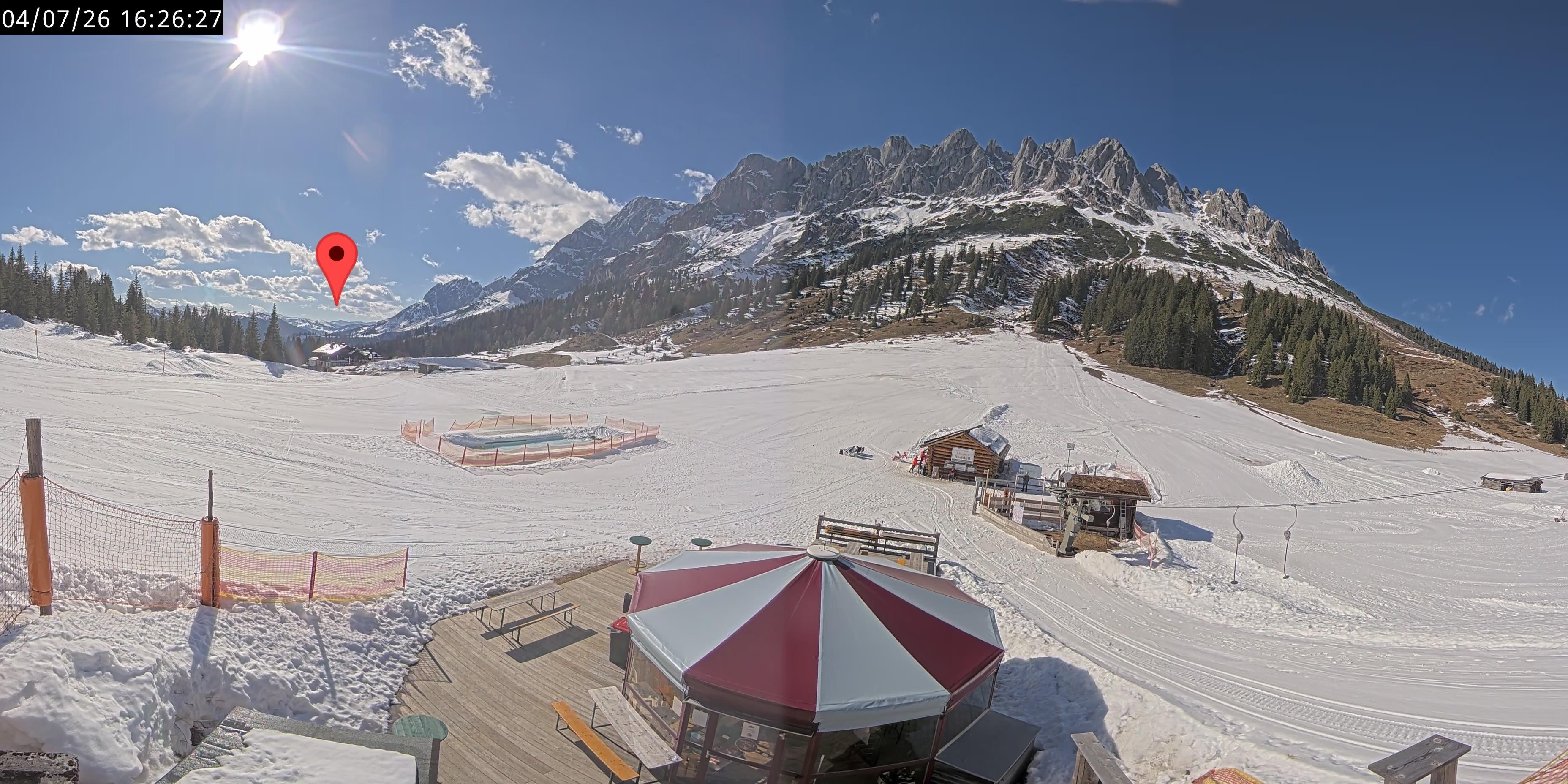 Archiv Foto Webcam Berghotel Arthurhaus am Hochkönig