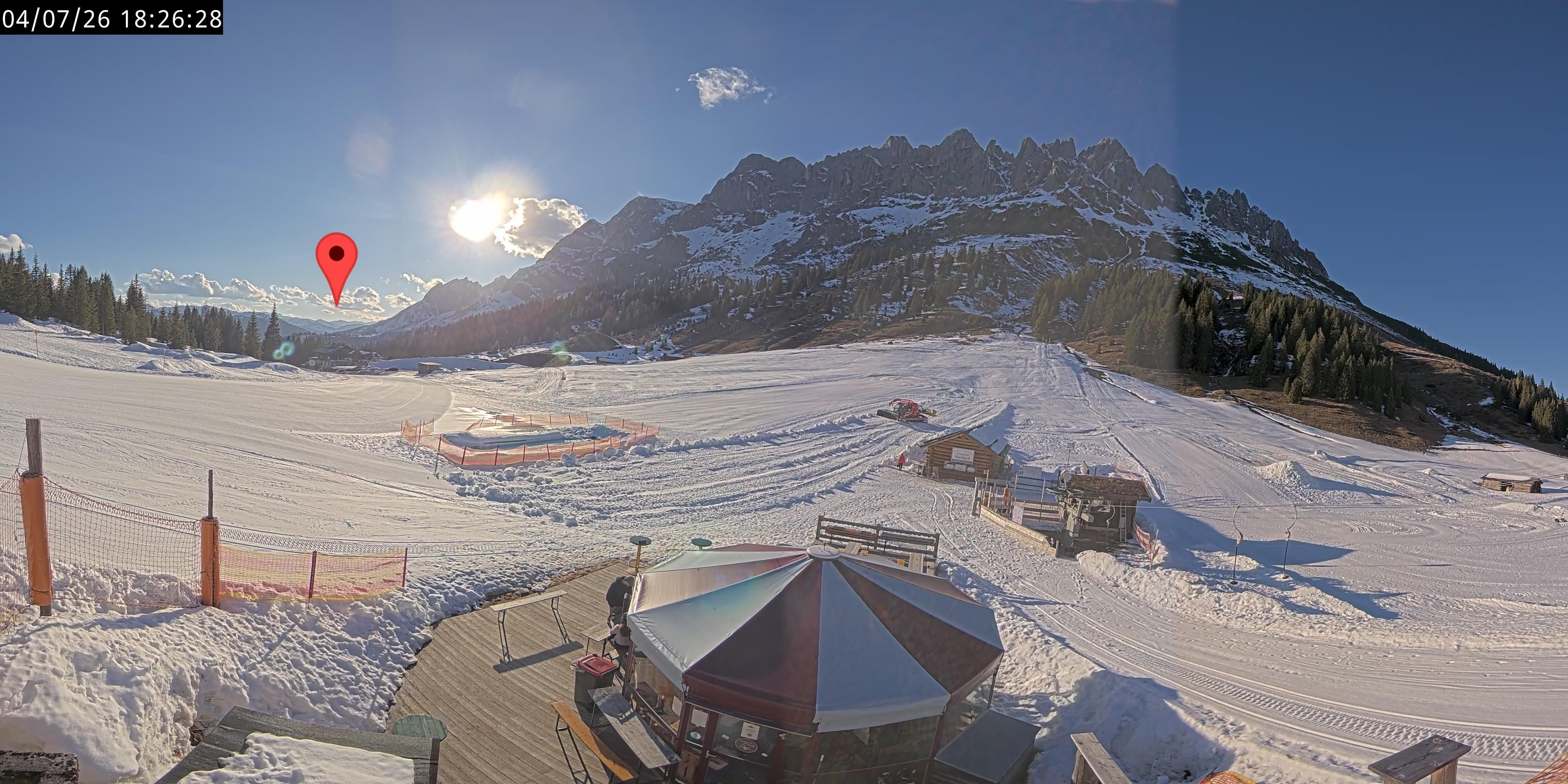 Archiv Foto Webcam Berghotel Arthurhaus am Hochkönig