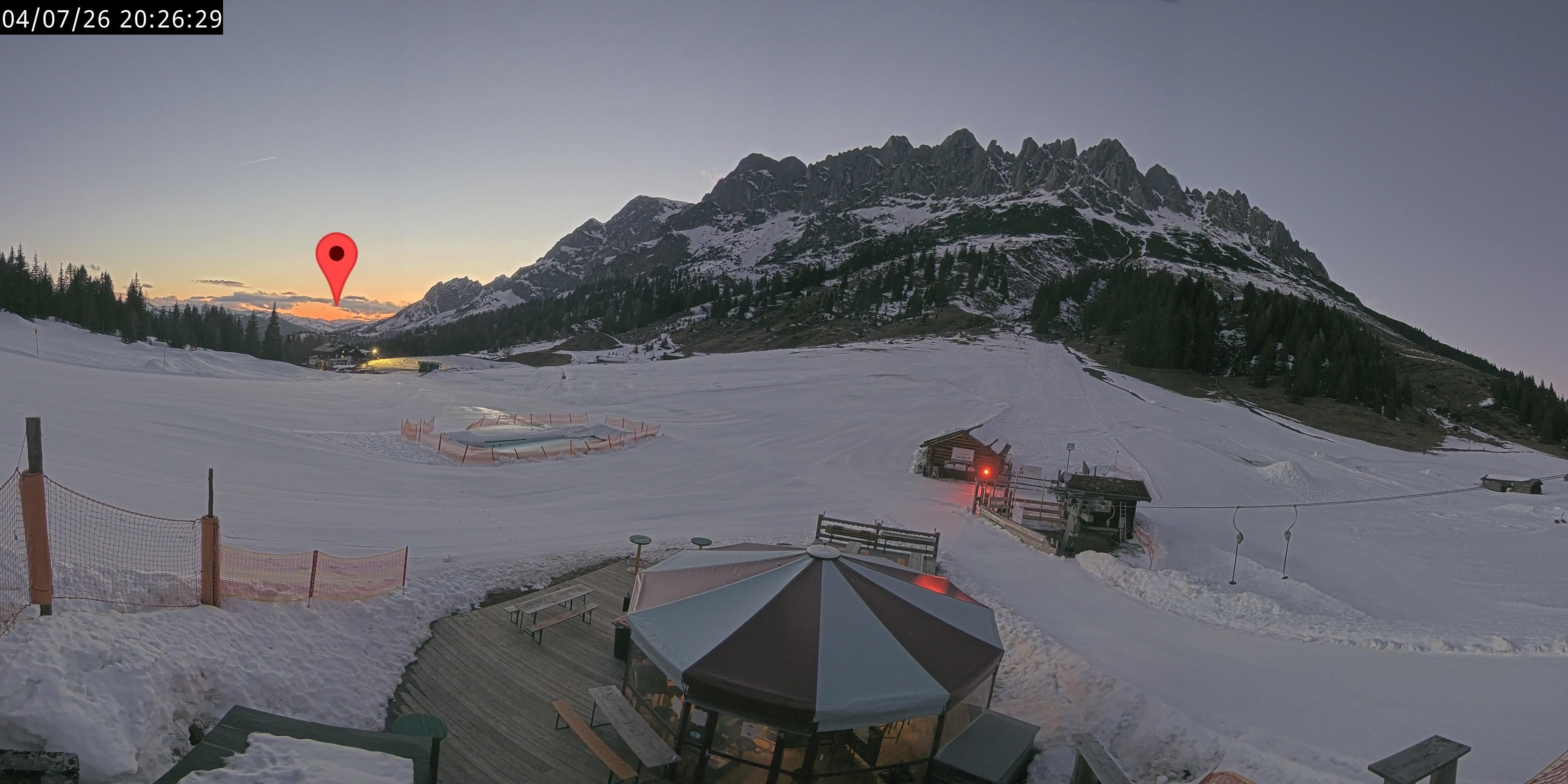 Archiv Foto Webcam Berghotel Arthurhaus am Hochkönig