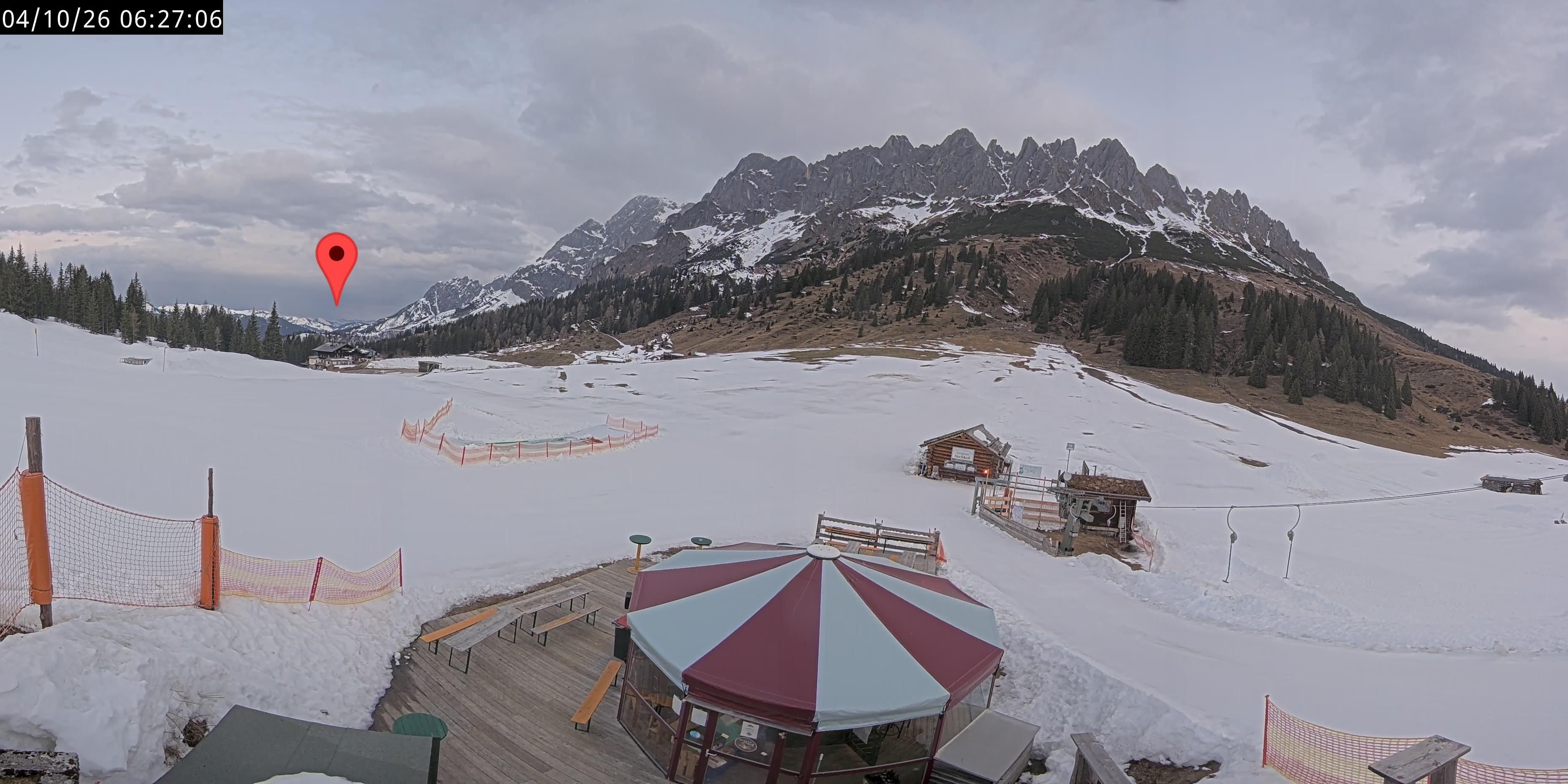 Archiv Foto Webcam Berghotel Arthurhaus am Hochkönig