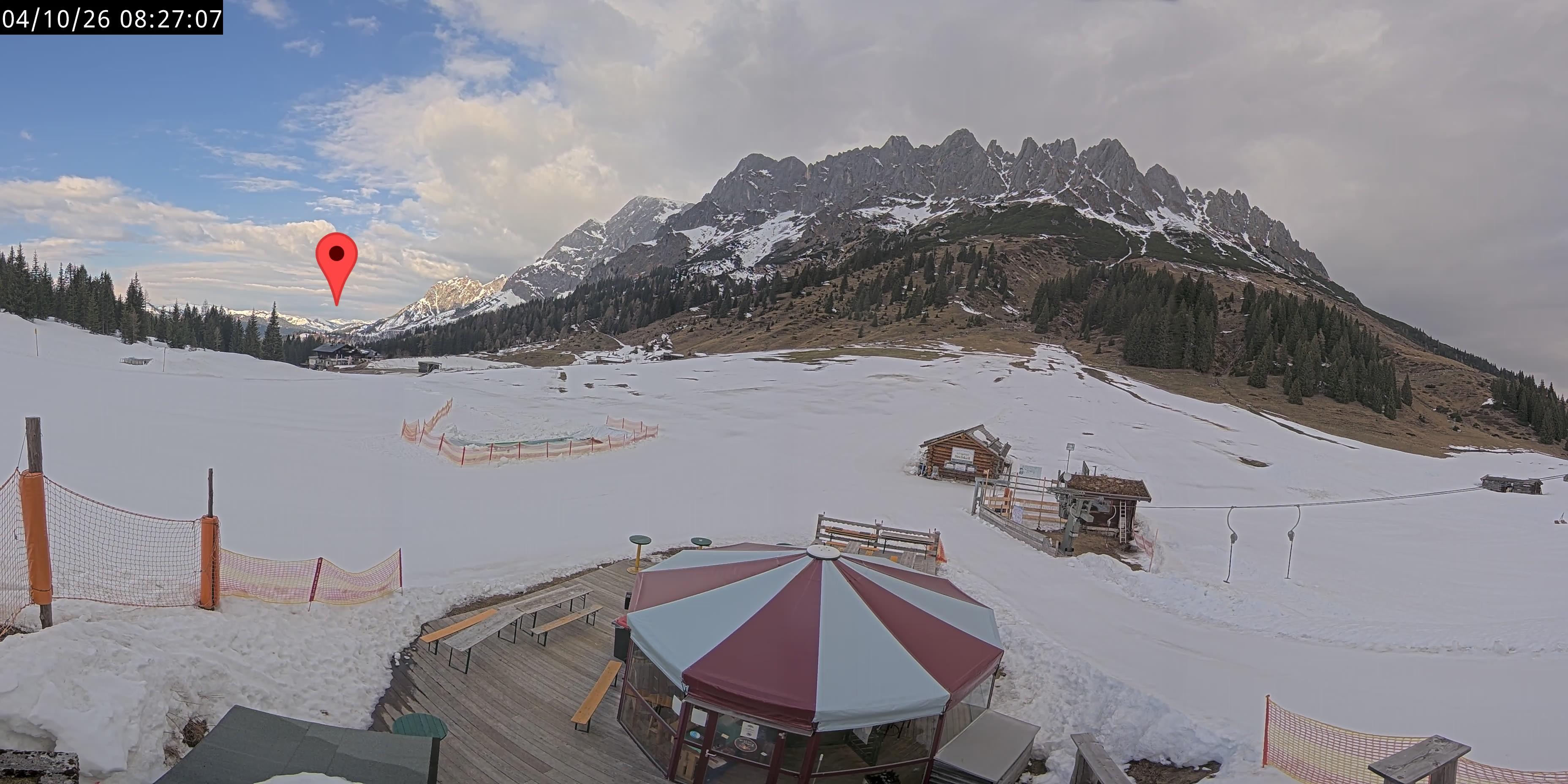 Archiv Foto Webcam Berghotel Arthurhaus am Hochkönig
