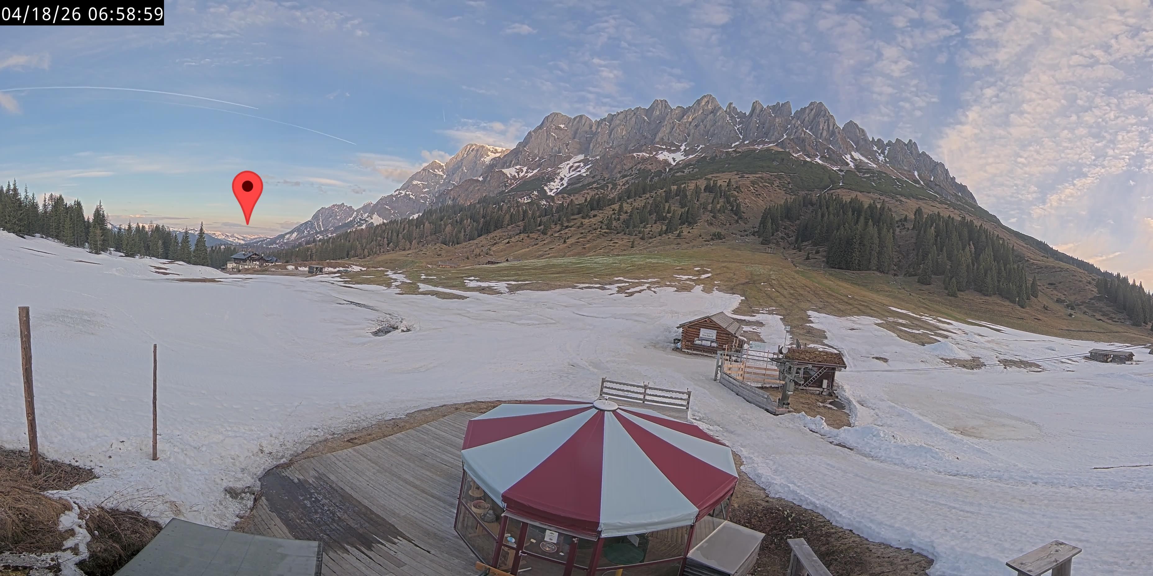 Archiv Foto Webcam Berghotel Arthurhaus am Hochkönig