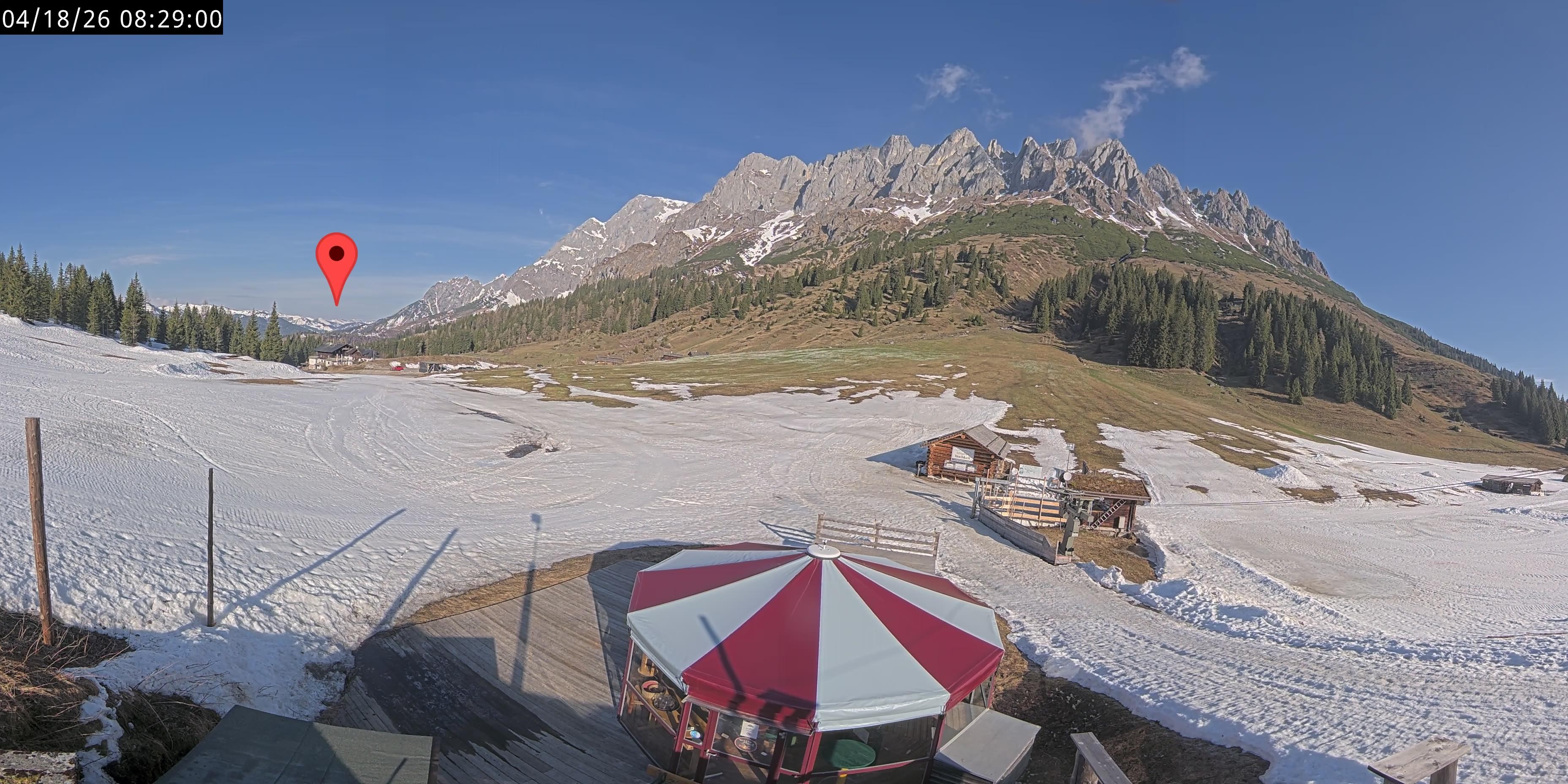Archiv Foto Webcam Berghotel Arthurhaus am Hochkönig