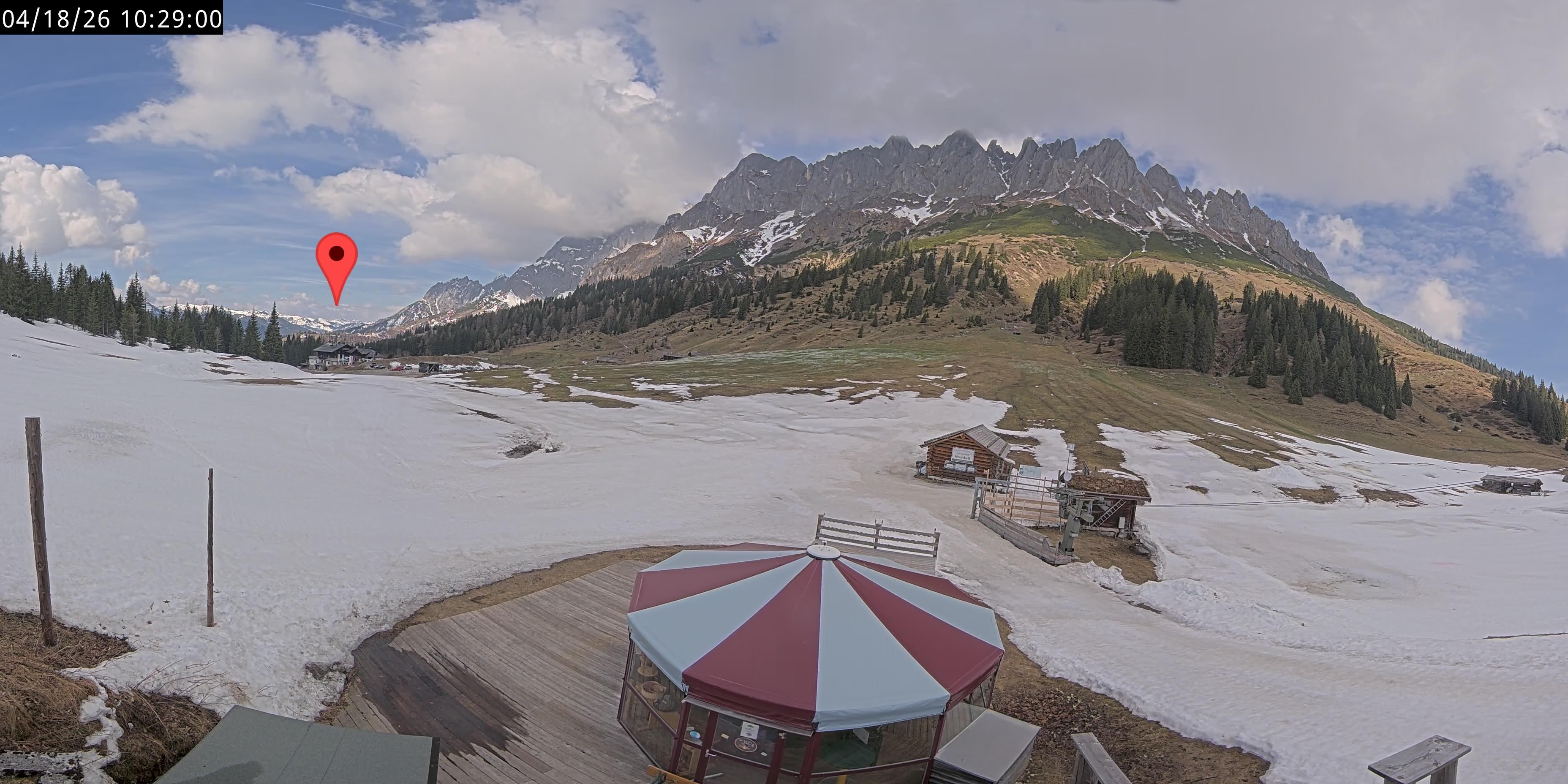 Archiv Foto Webcam Berghotel Arthurhaus am Hochkönig