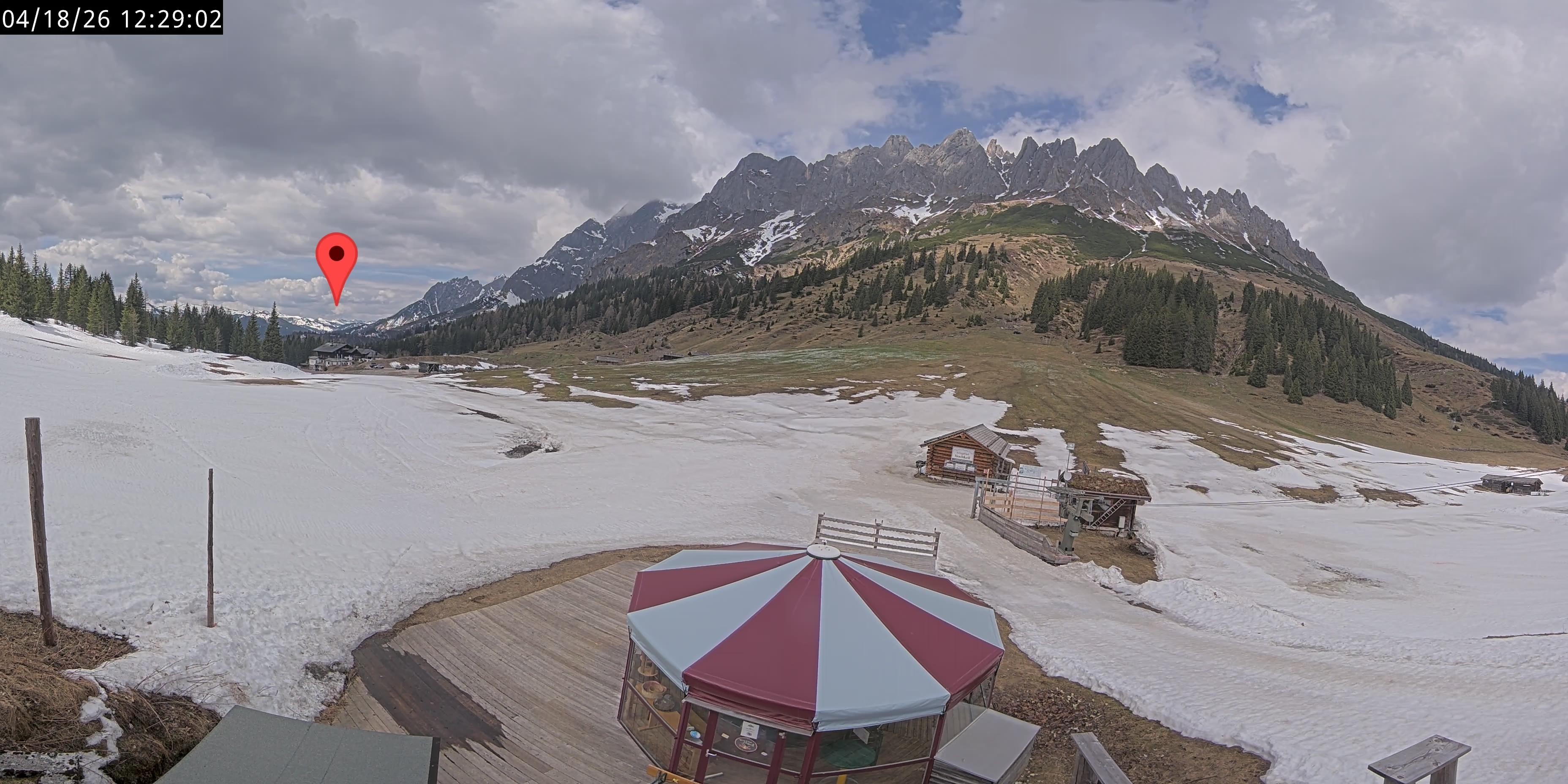 Archiv Foto Webcam Berghotel Arthurhaus am Hochkönig