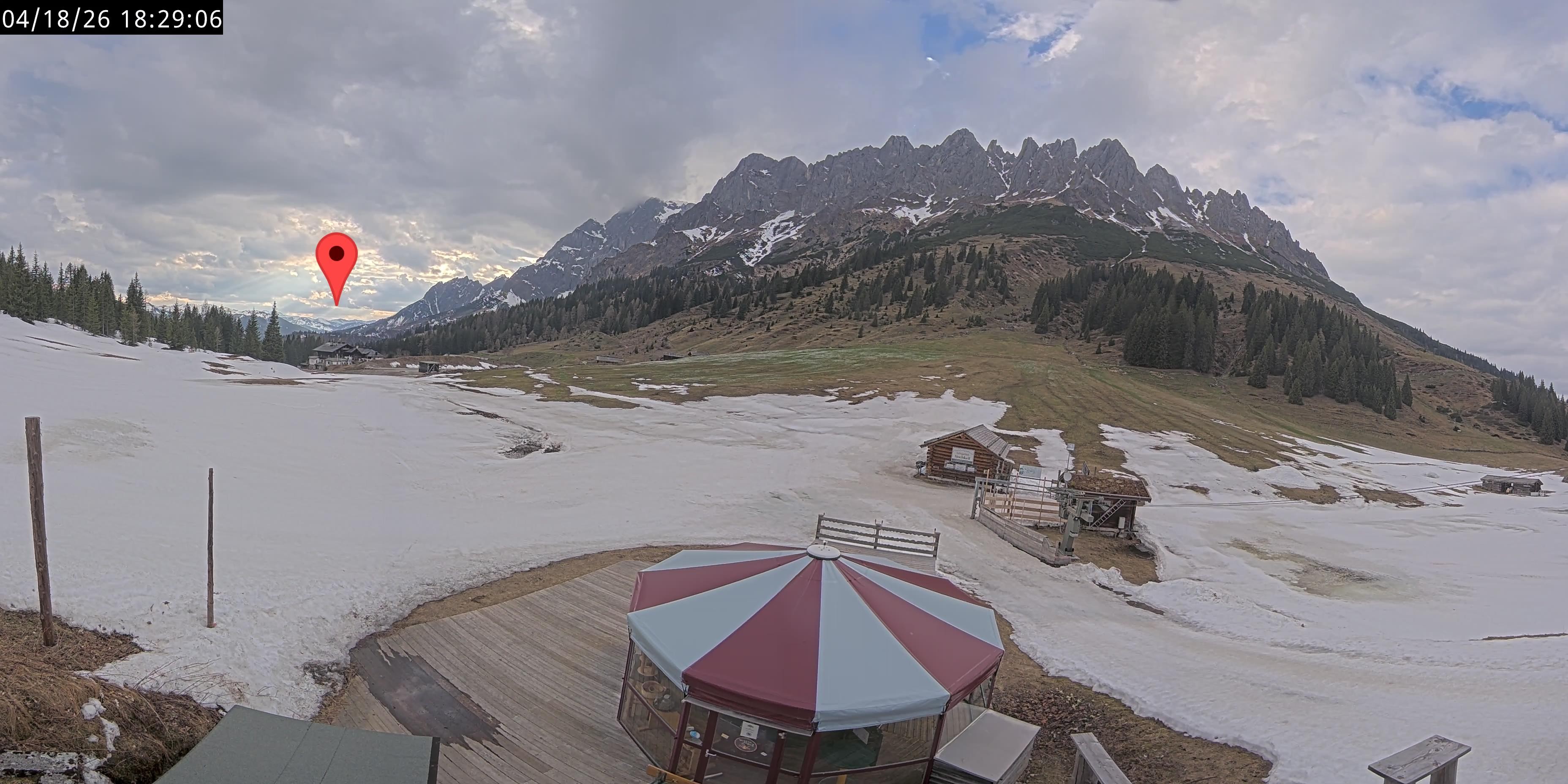 Archiv Foto Webcam Berghotel Arthurhaus am Hochkönig