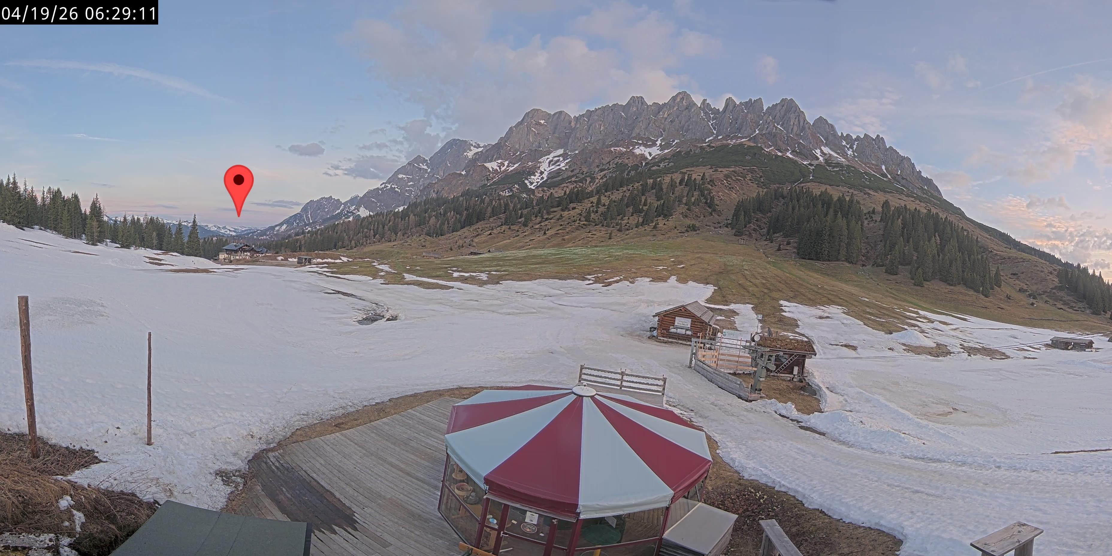 Archiv Foto Webcam Berghotel Arthurhaus am Hochkönig
