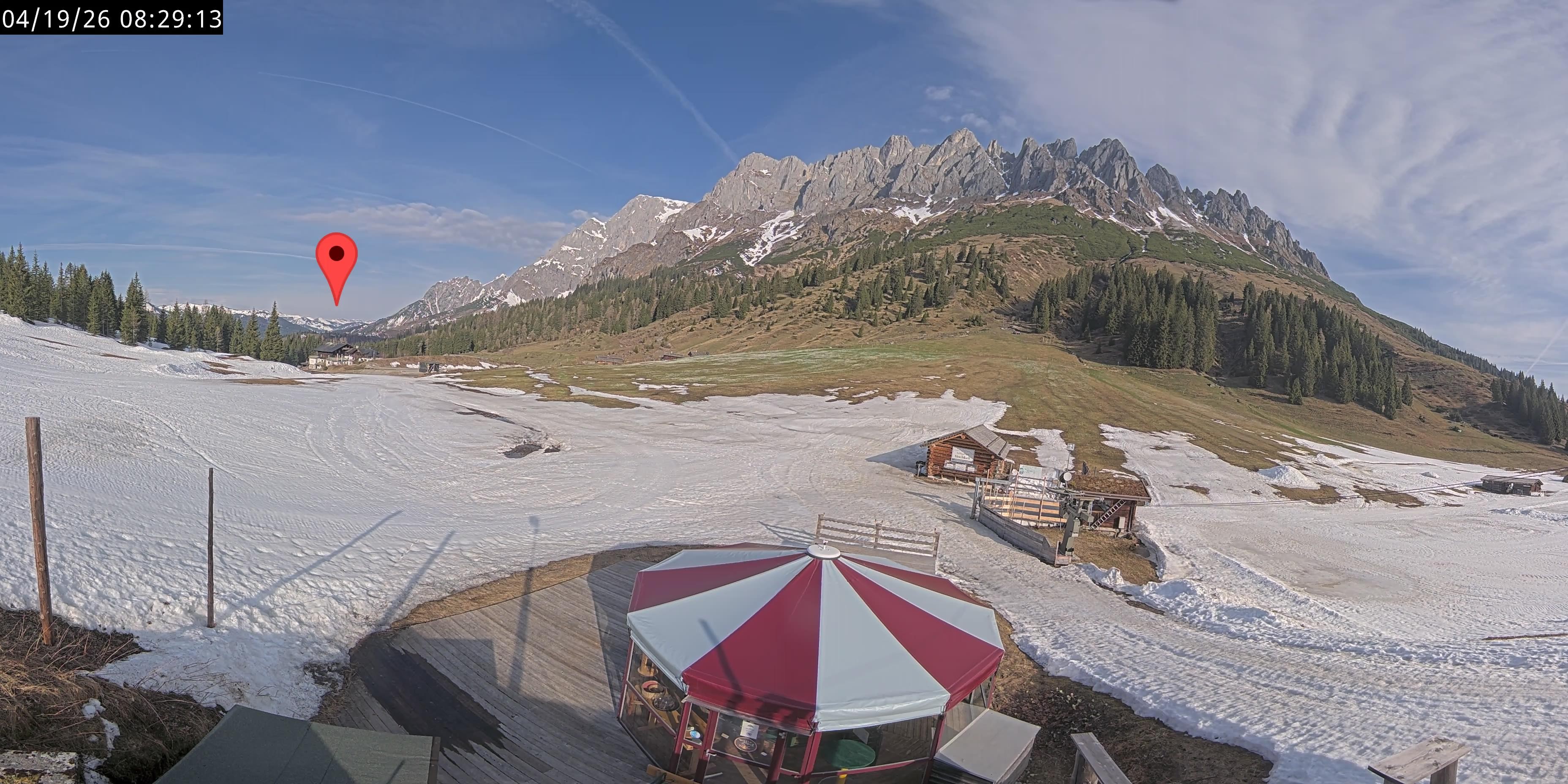Archiv Foto Webcam Berghotel Arthurhaus am Hochkönig