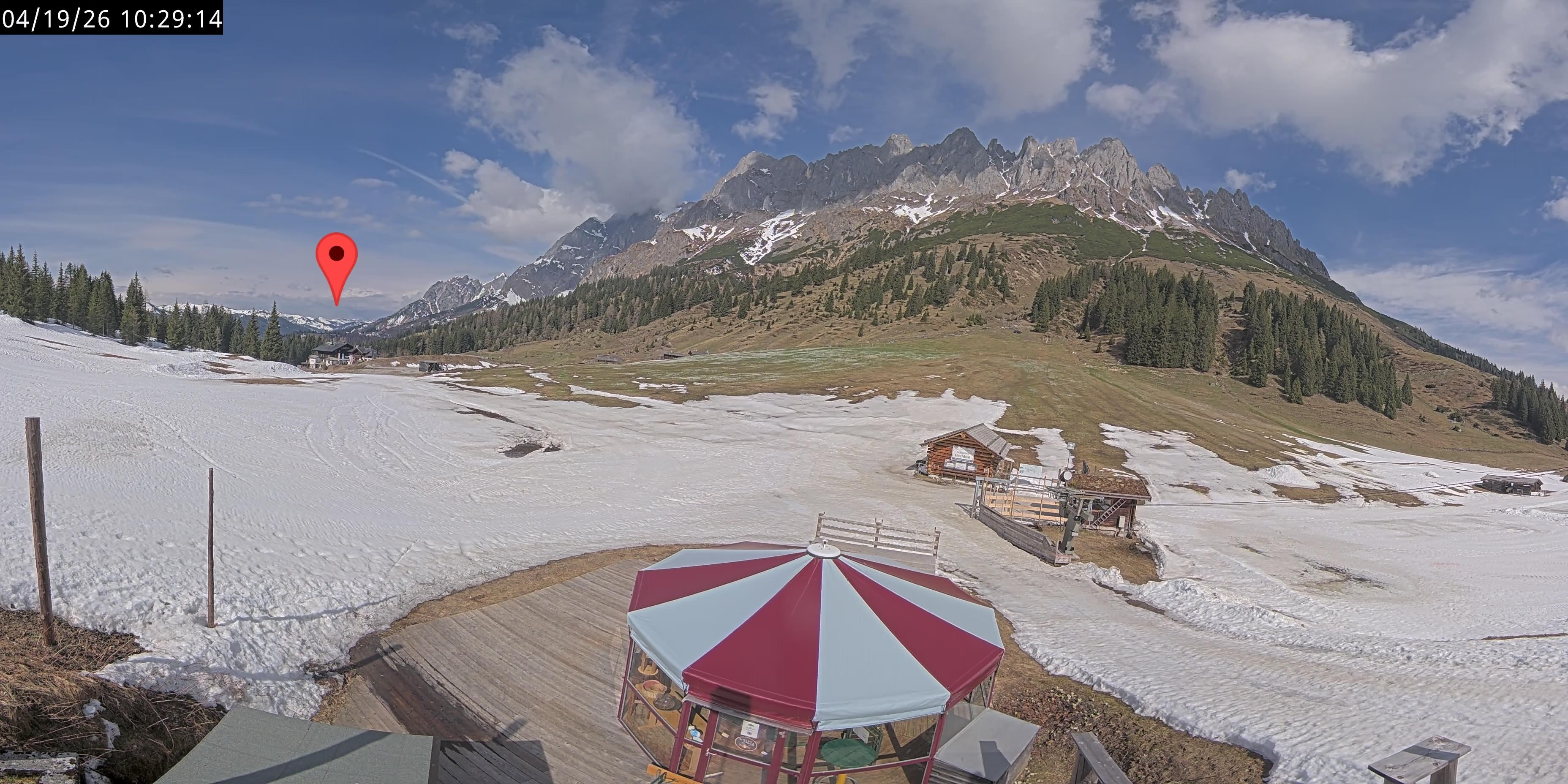 Archiv Foto Webcam Berghotel Arthurhaus am Hochkönig