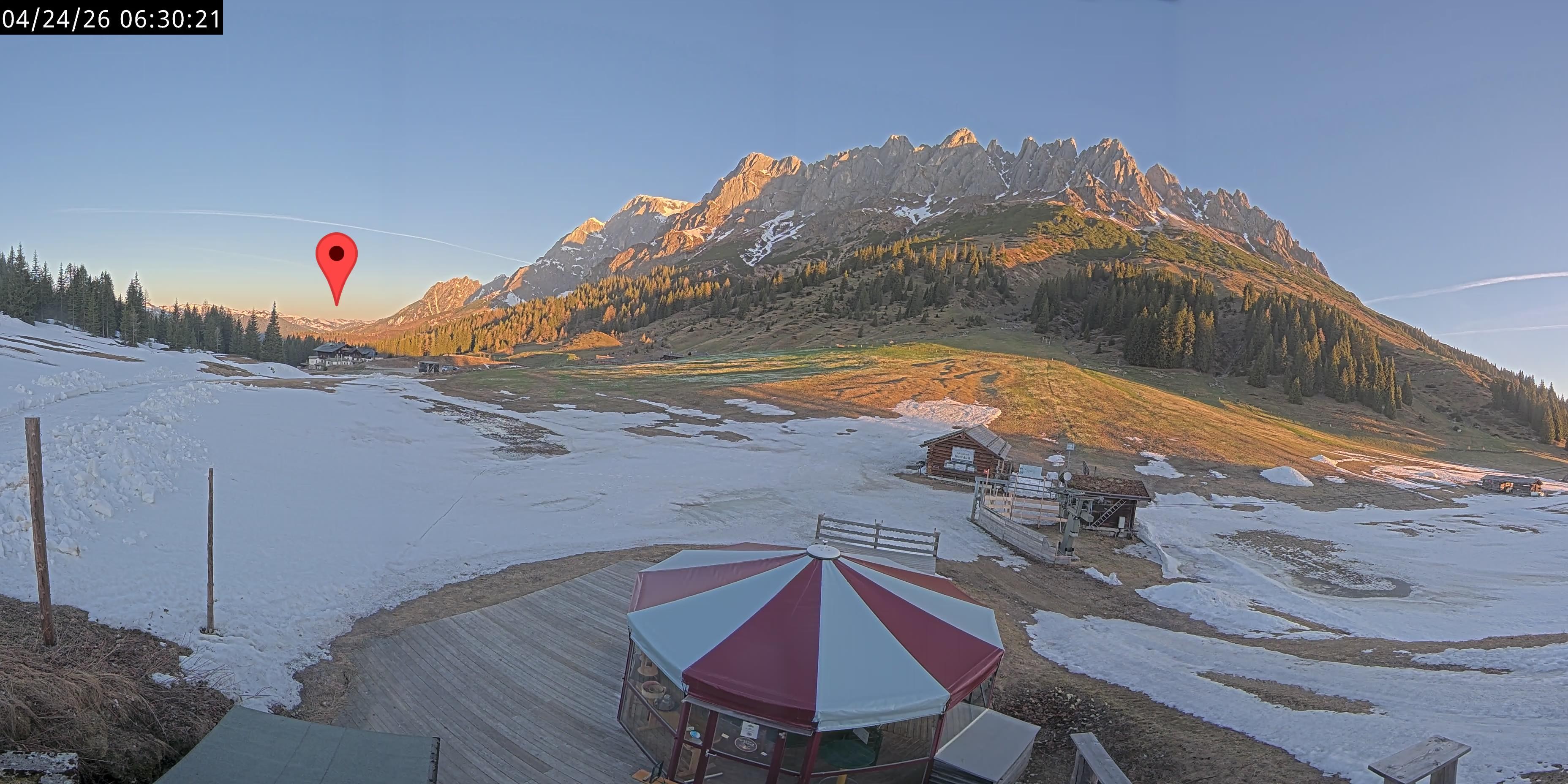 Archiv Foto Webcam Berghotel Arthurhaus am Hochkönig