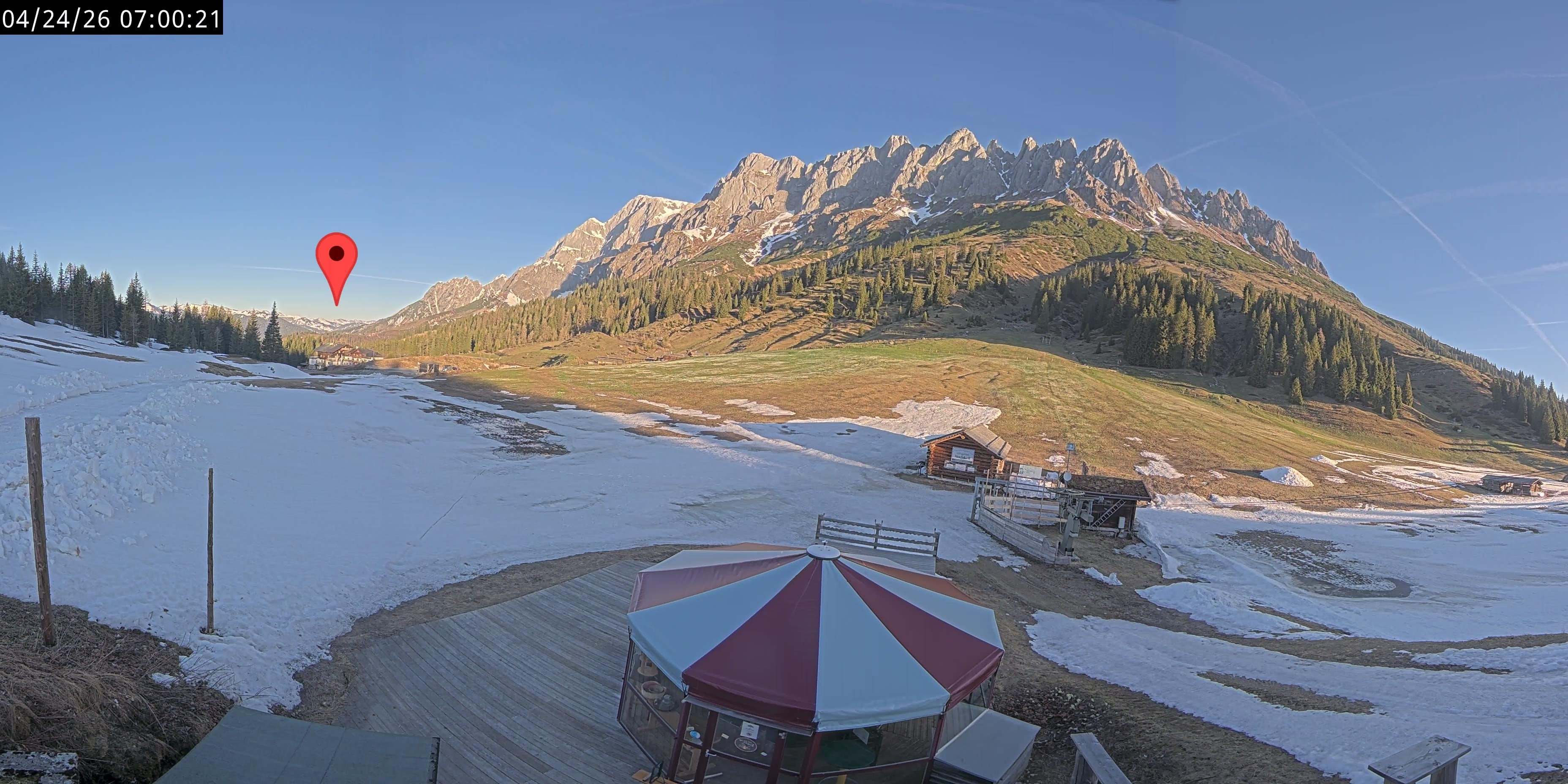 Archiv Foto Webcam Berghotel Arthurhaus am Hochkönig