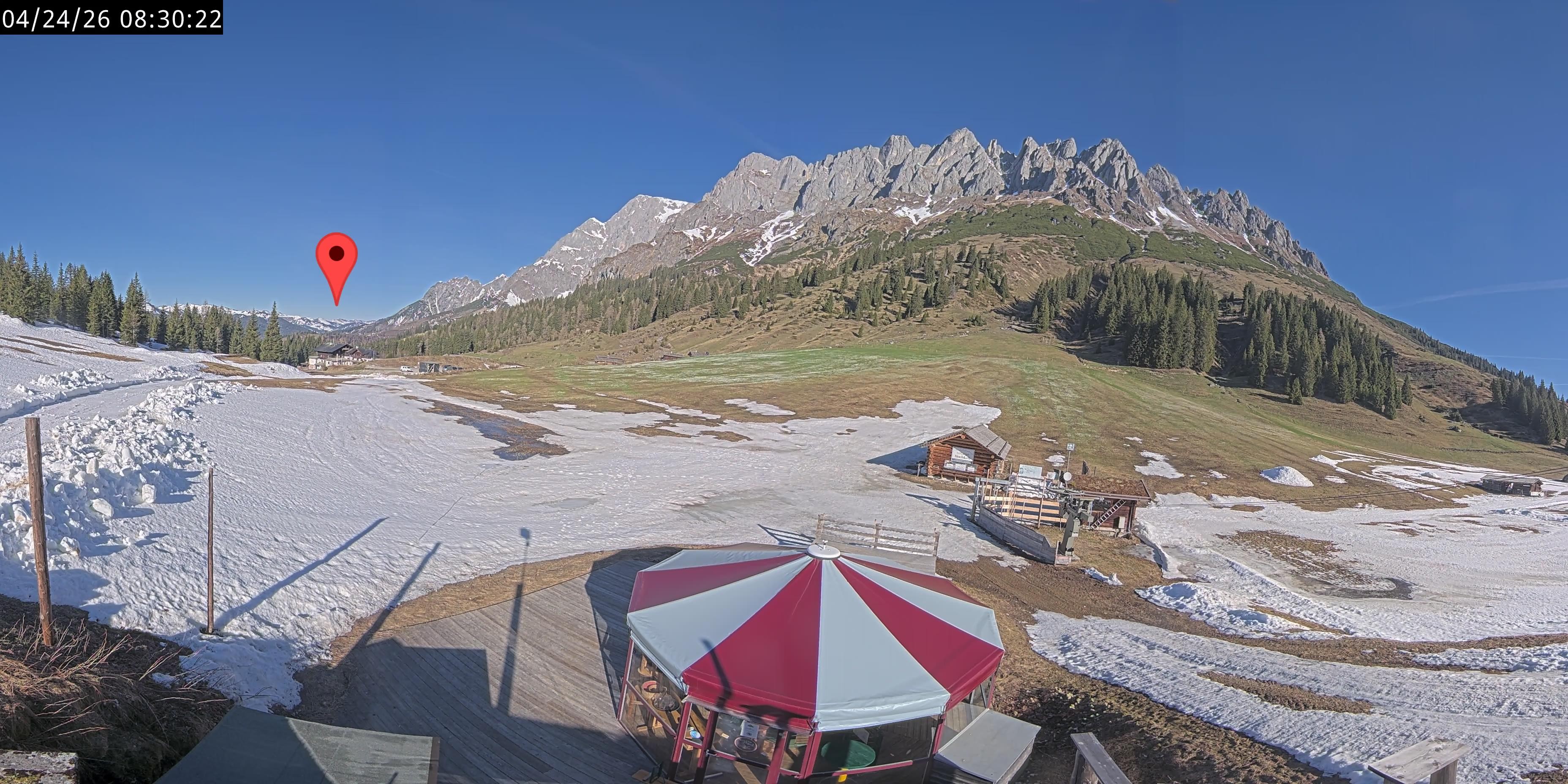 Archiv Foto Webcam Berghotel Arthurhaus am Hochkönig