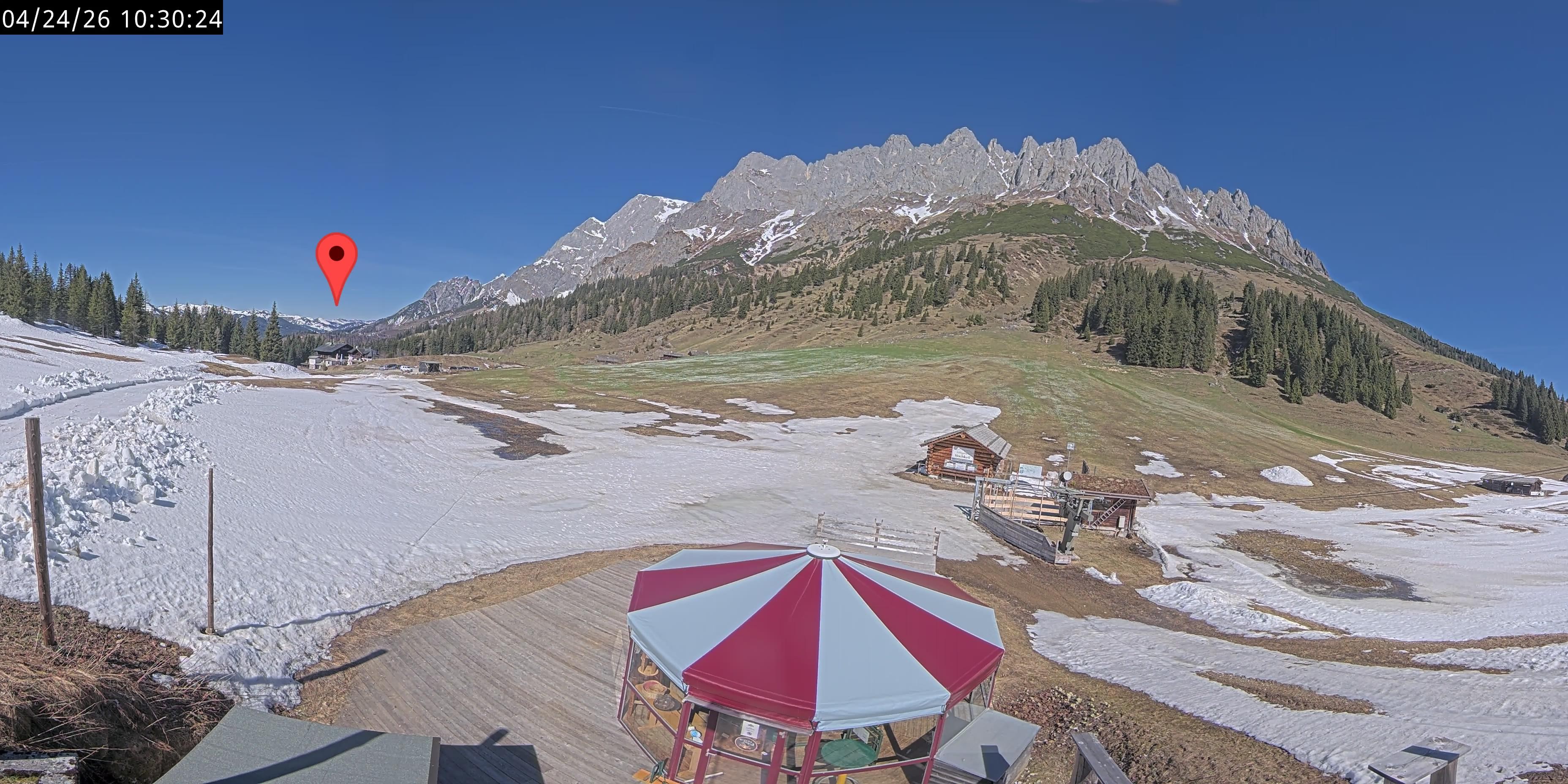 Archiv Foto Webcam Berghotel Arthurhaus am Hochkönig