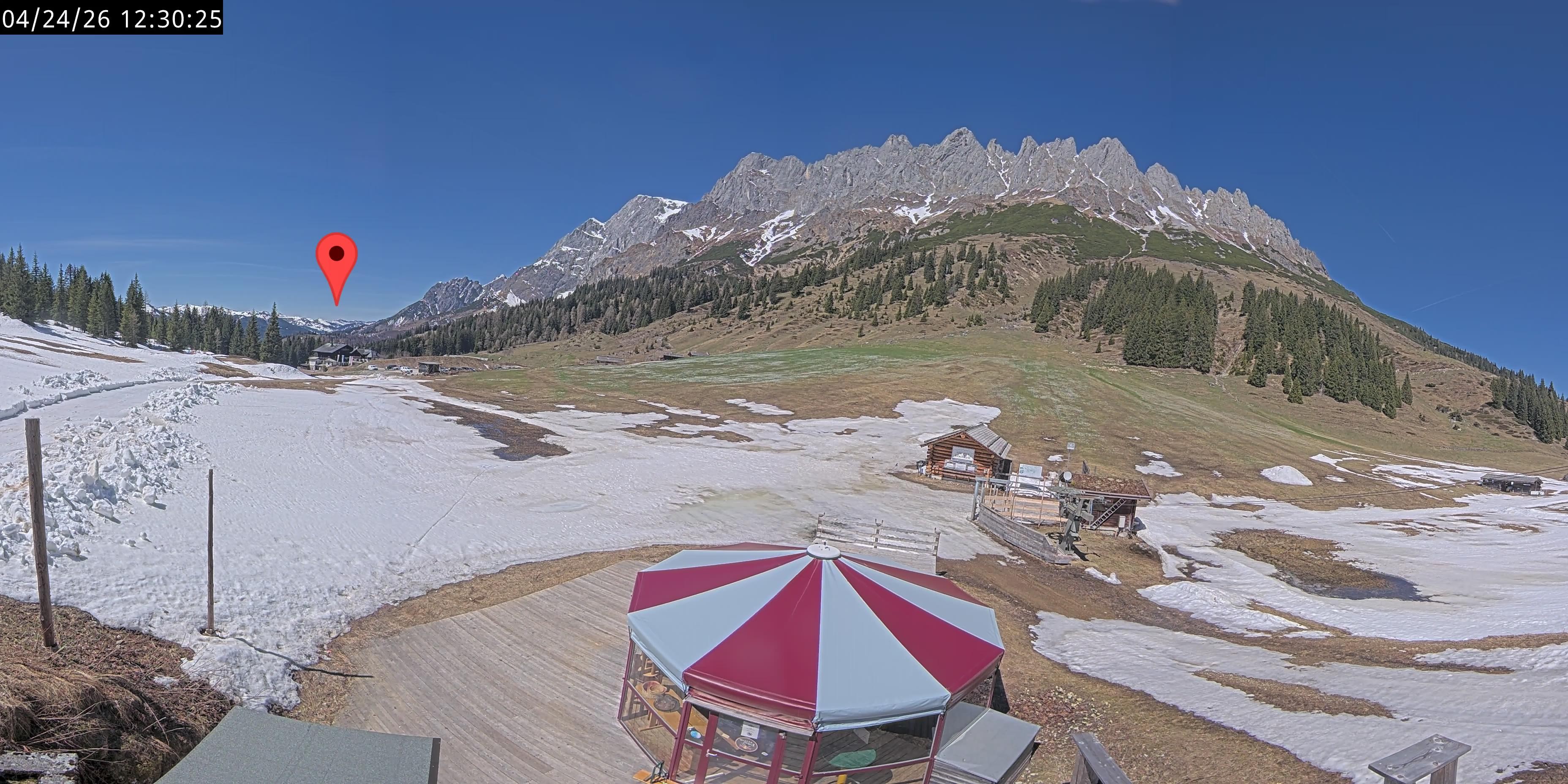Archiv Foto Webcam Berghotel Arthurhaus am Hochkönig