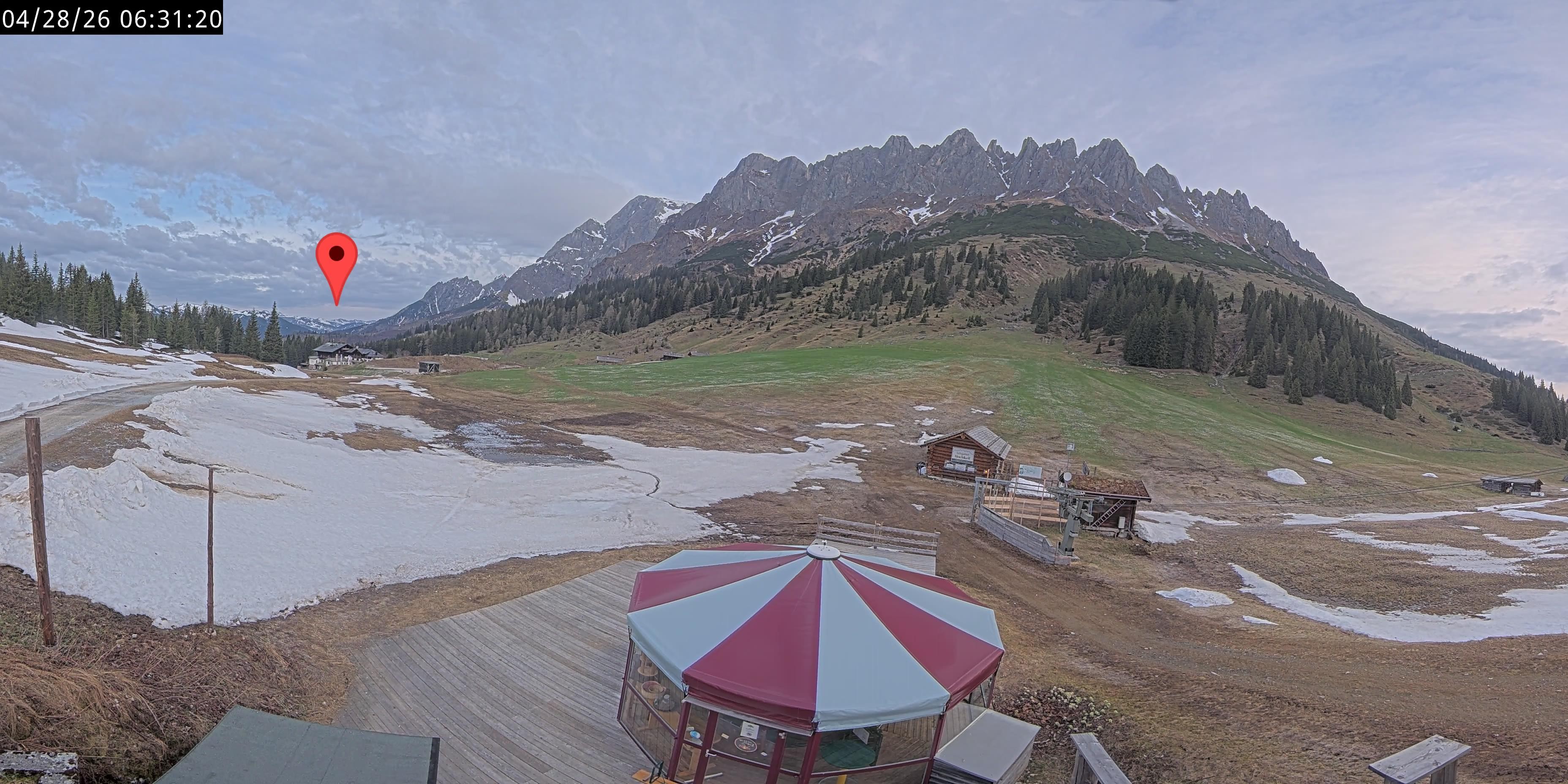 Archiv Foto Webcam Berghotel Arthurhaus am Hochkönig