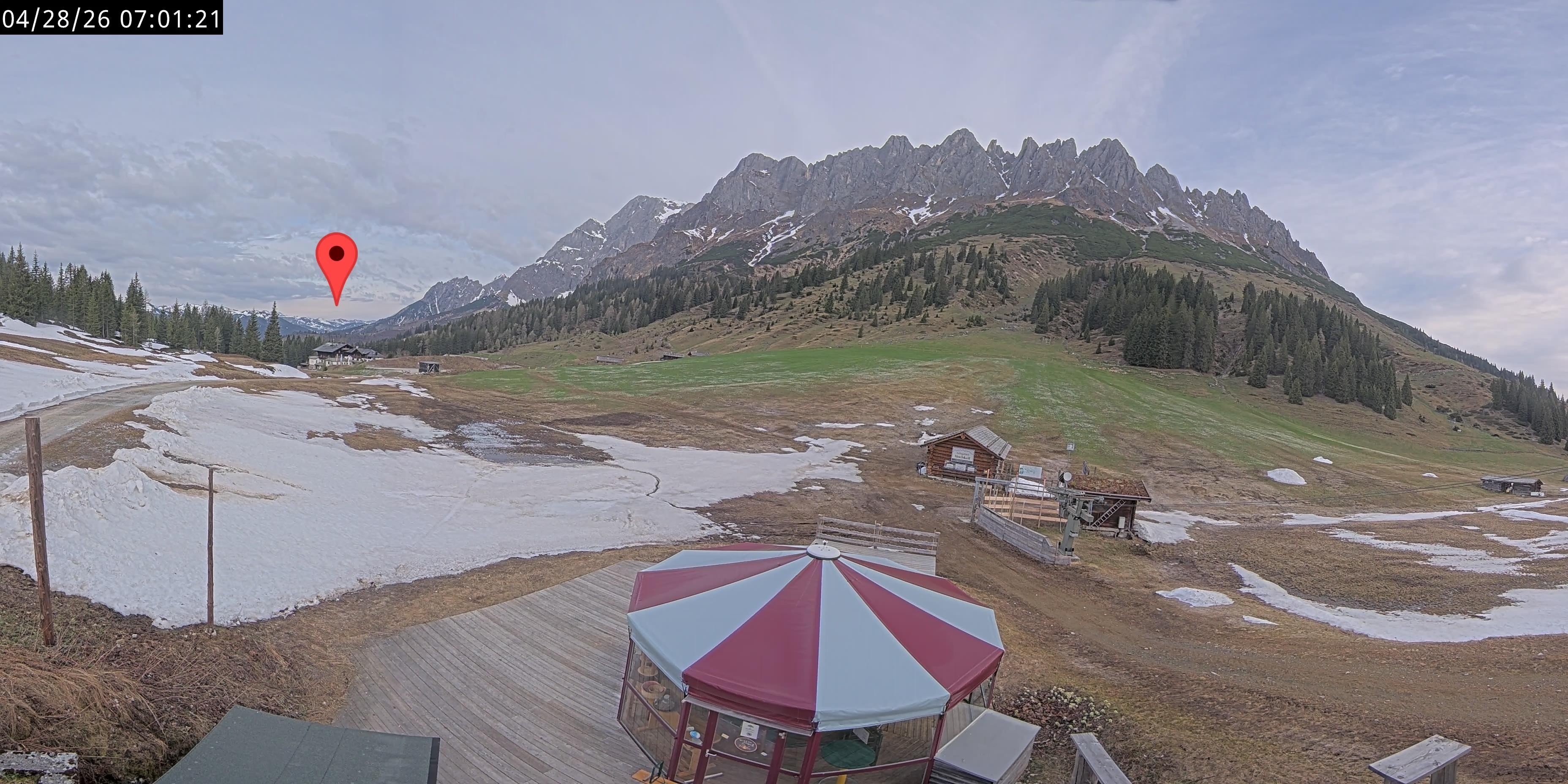 Archiv Foto Webcam Berghotel Arthurhaus am Hochkönig