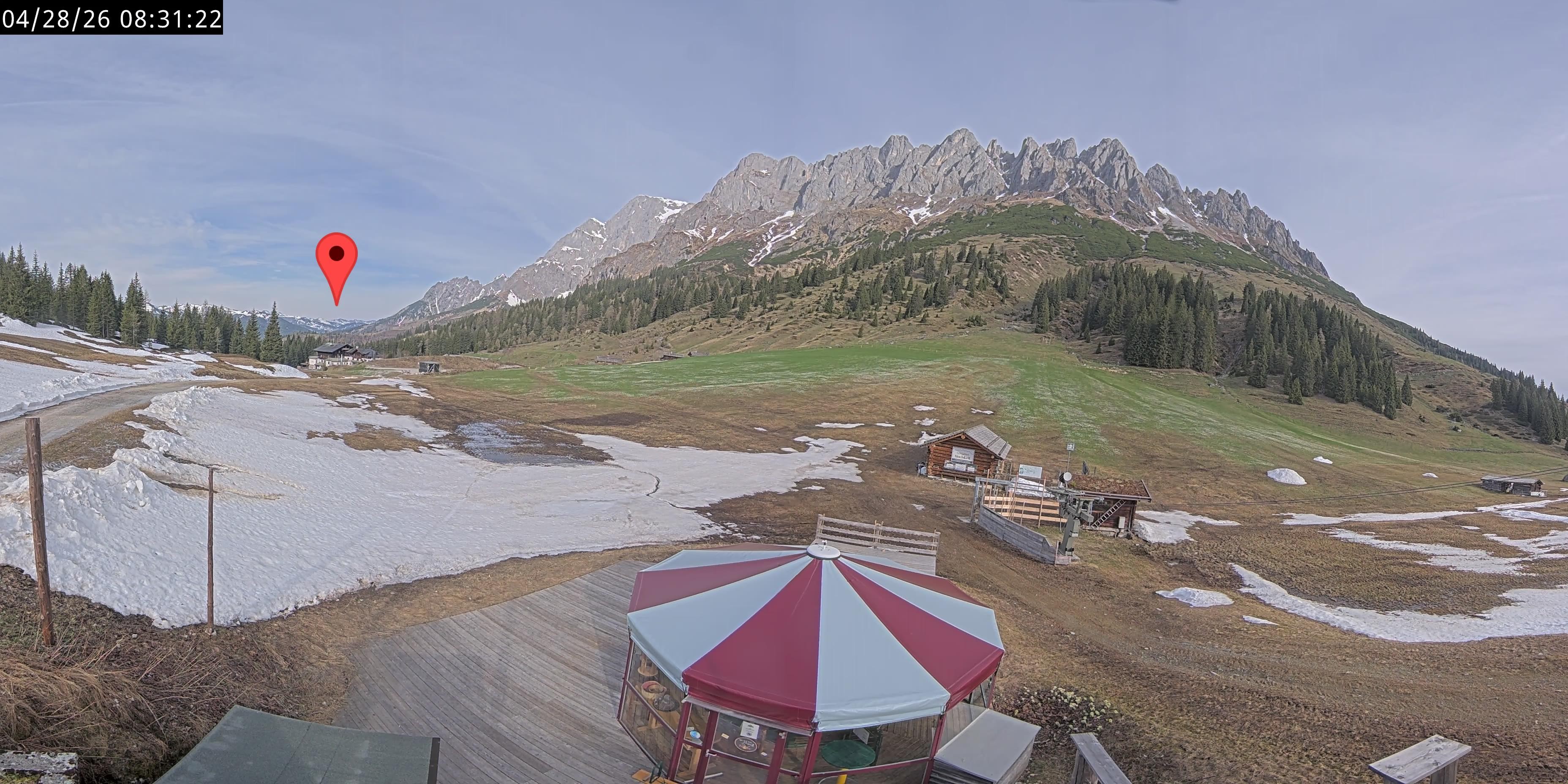 Archiv Foto Webcam Berghotel Arthurhaus am Hochkönig