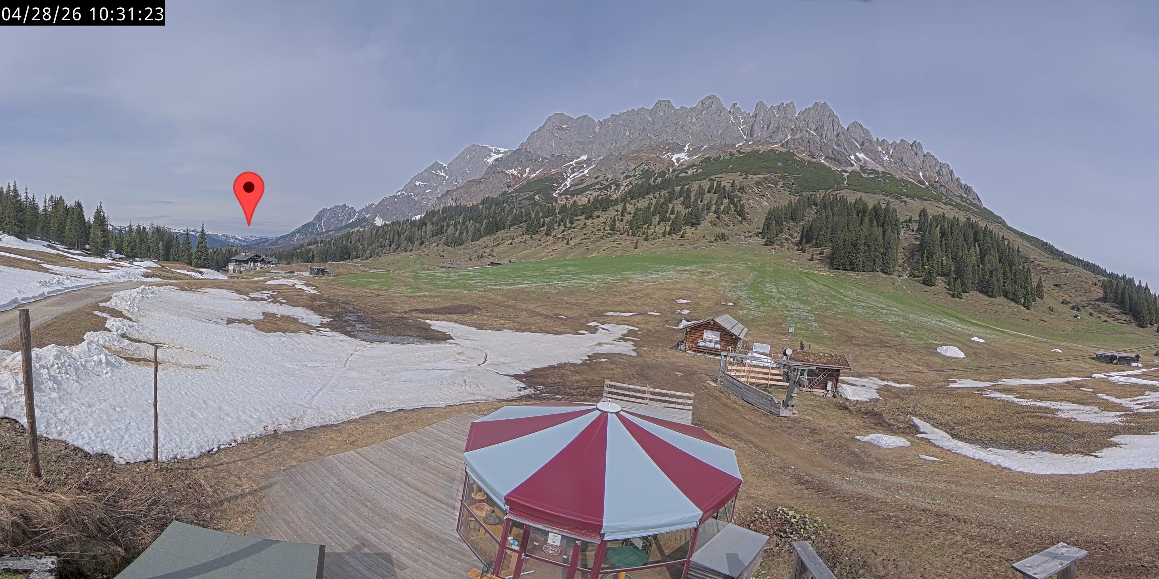 Archiv Foto Webcam Berghotel Arthurhaus am Hochkönig