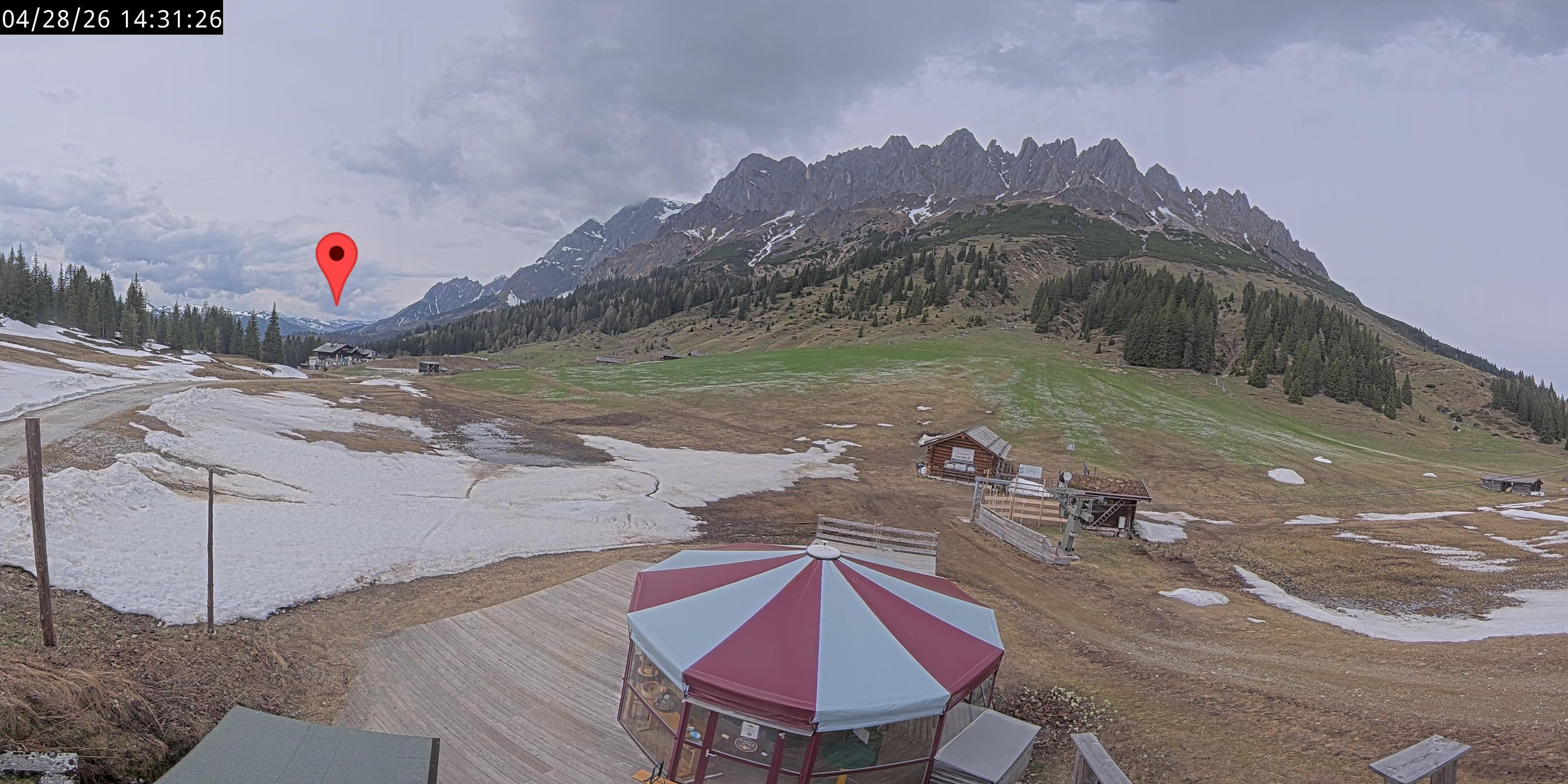Archiv Foto Webcam Berghotel Arthurhaus am Hochkönig