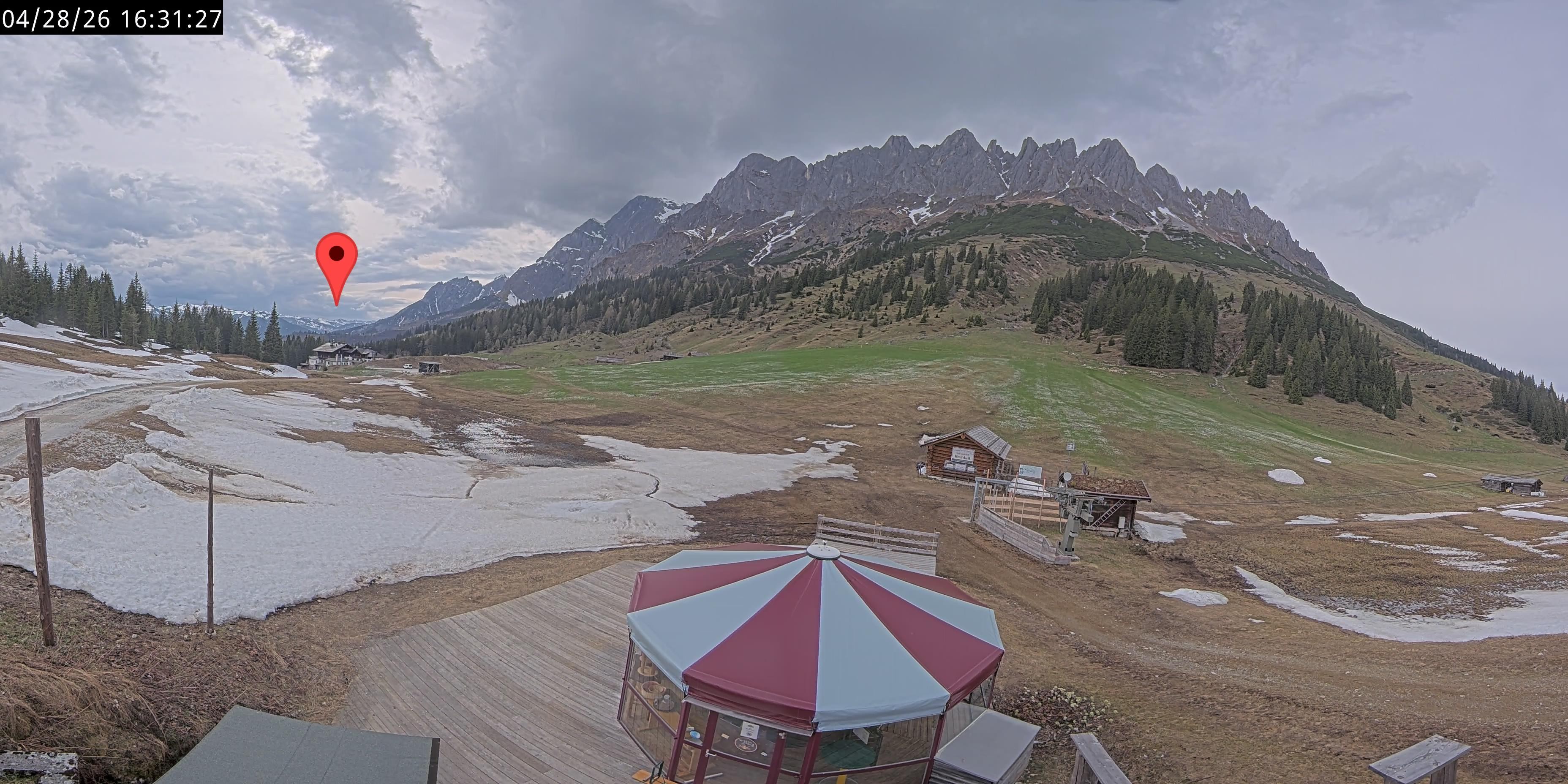 Archiv Foto Webcam Berghotel Arthurhaus am Hochkönig