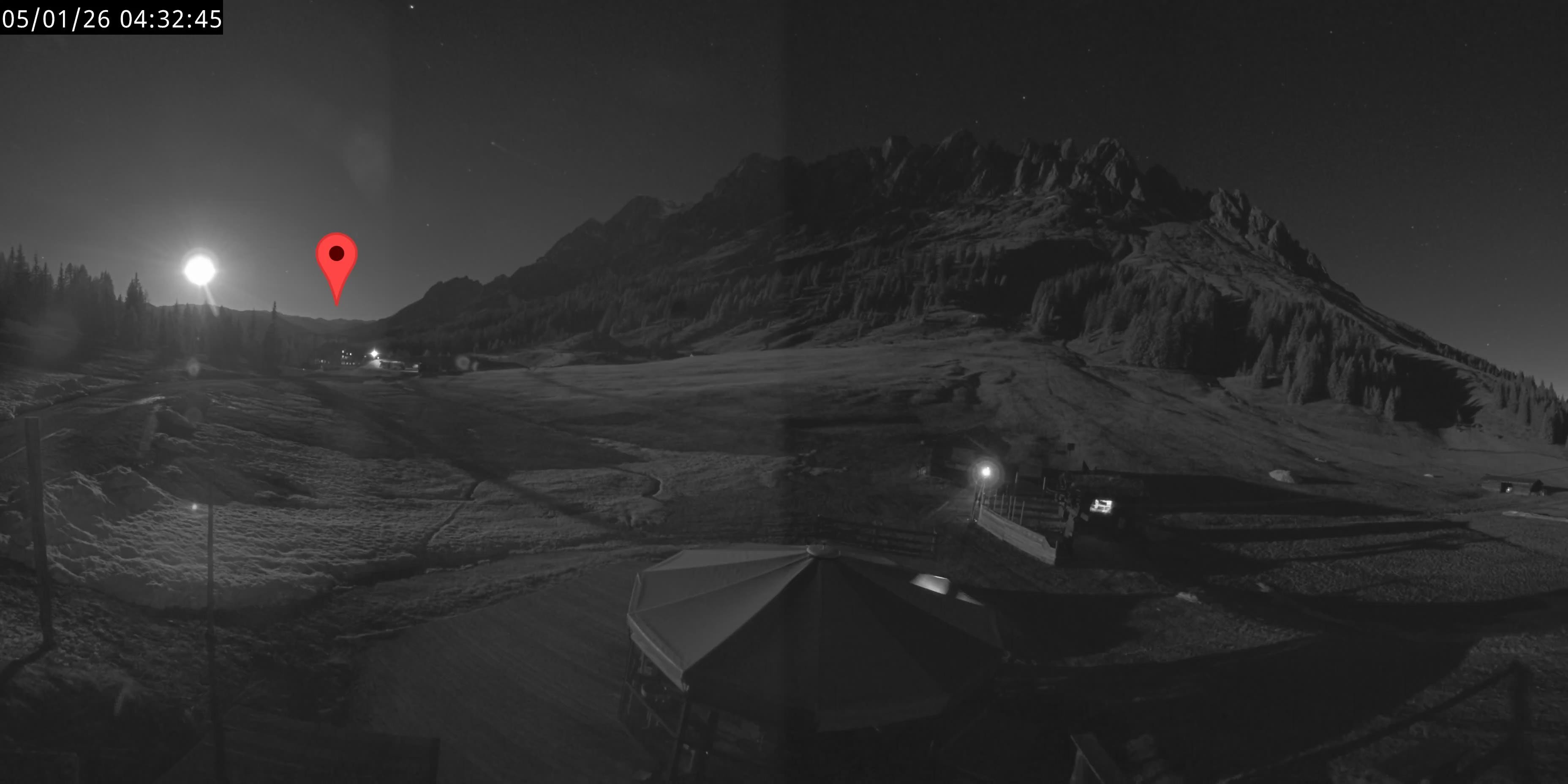 Archived image Webcam Mountain inn Arthurhaus at Hochkönig