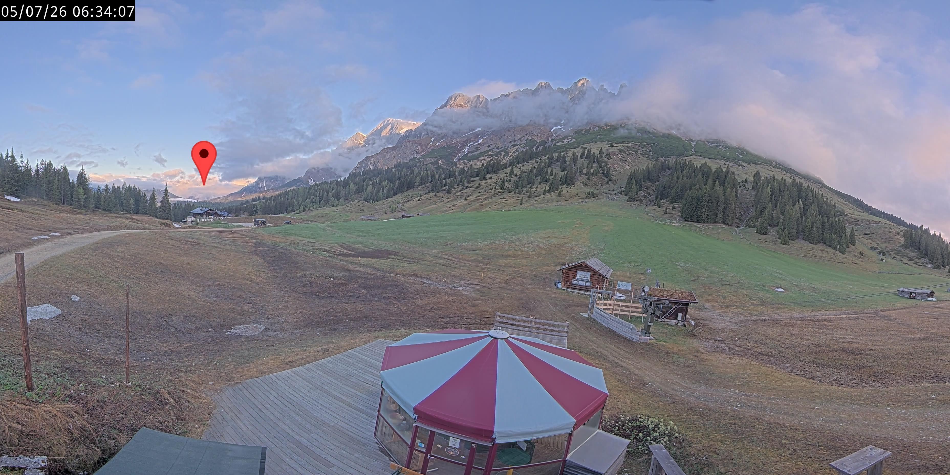 Archiv Foto Webcam Berghotel Arthurhaus am Hochkönig