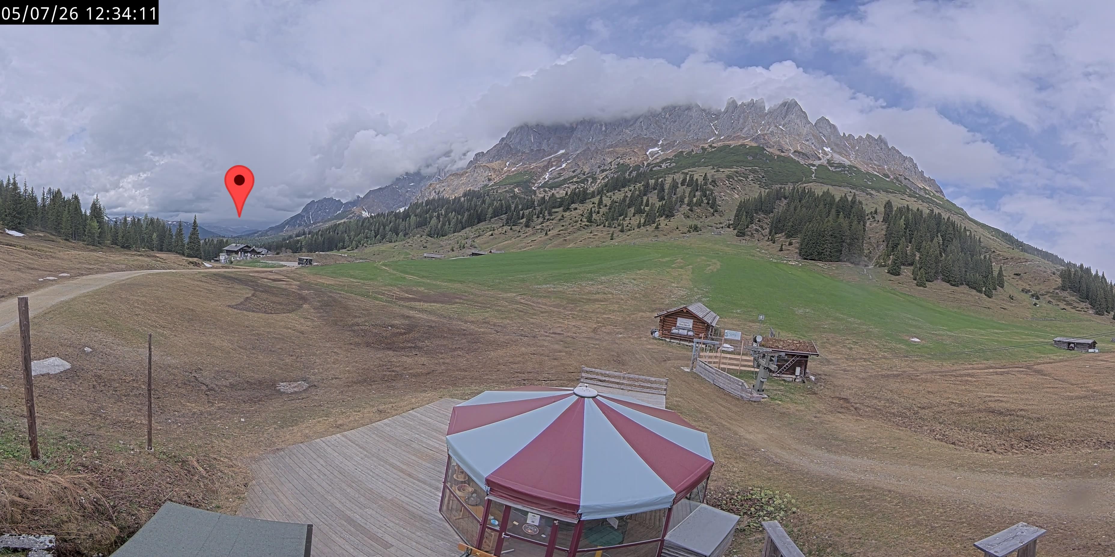 Archiv Foto Webcam Berghotel Arthurhaus am Hochkönig