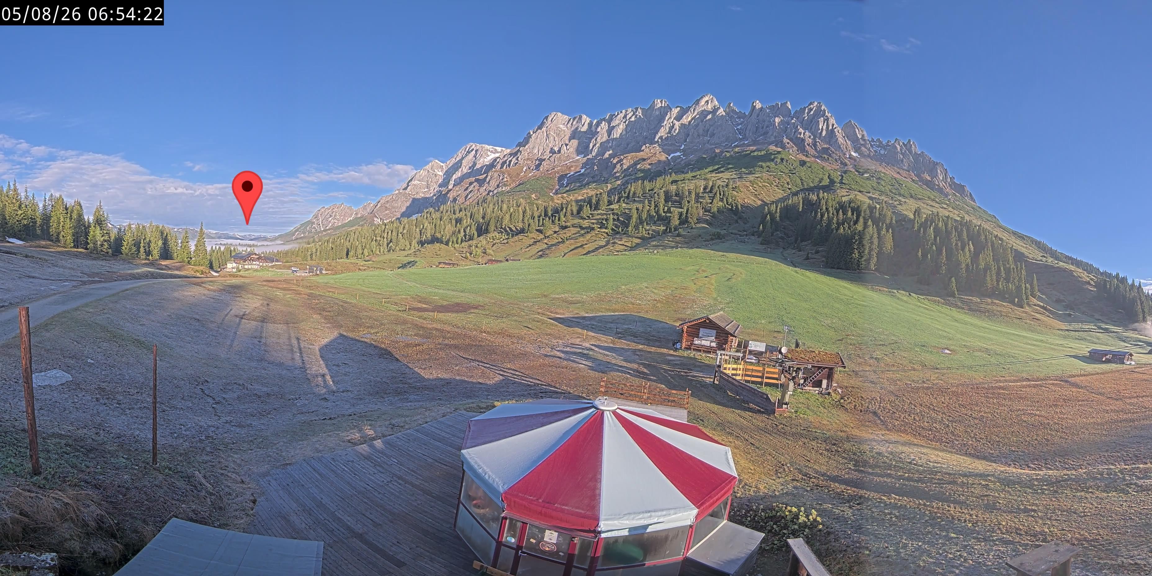 Archiv Foto Webcam Berghotel Arthurhaus am Hochkönig