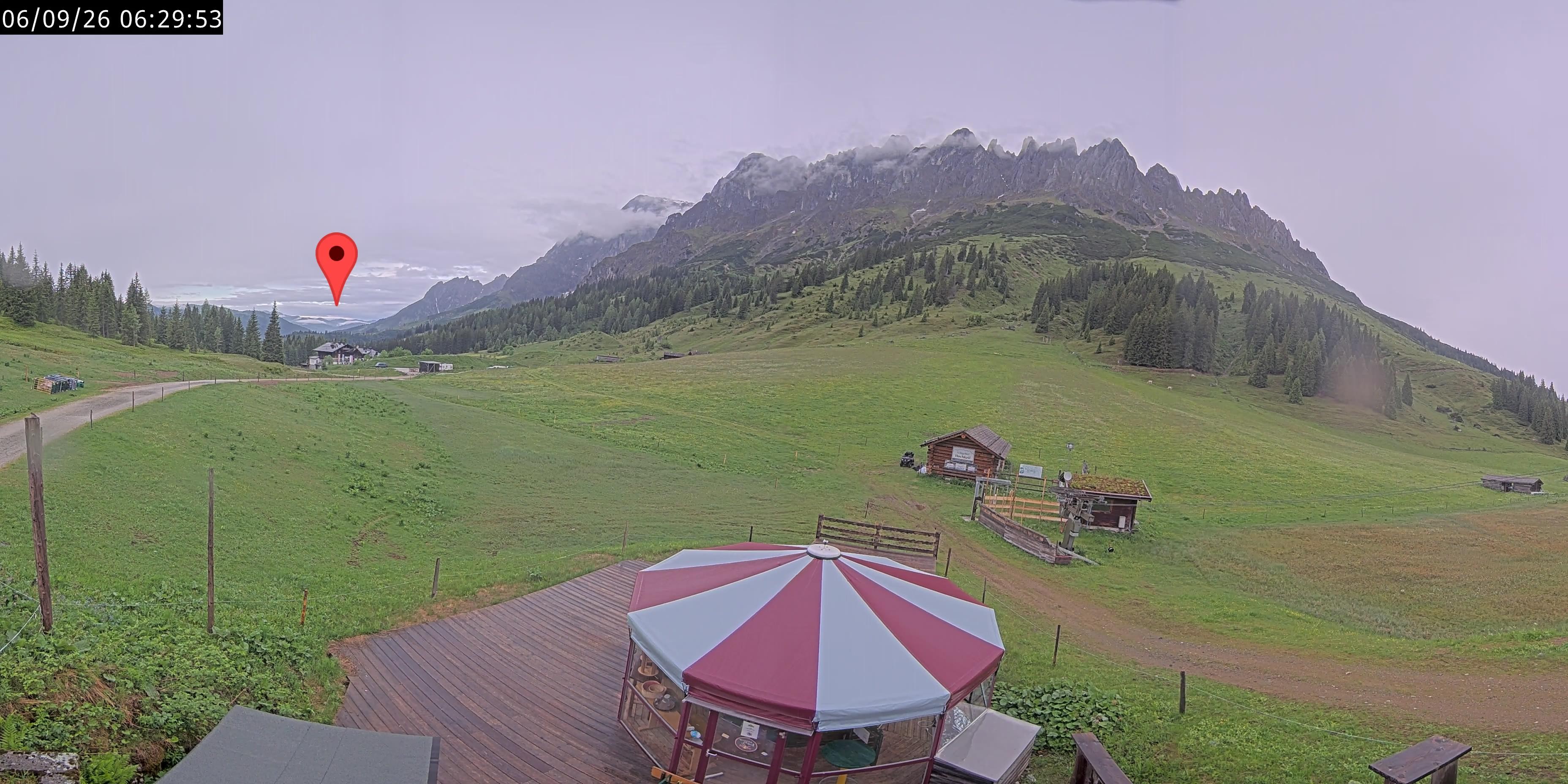 Archiv Foto Webcam Berghotel Arthurhaus am Hochkönig