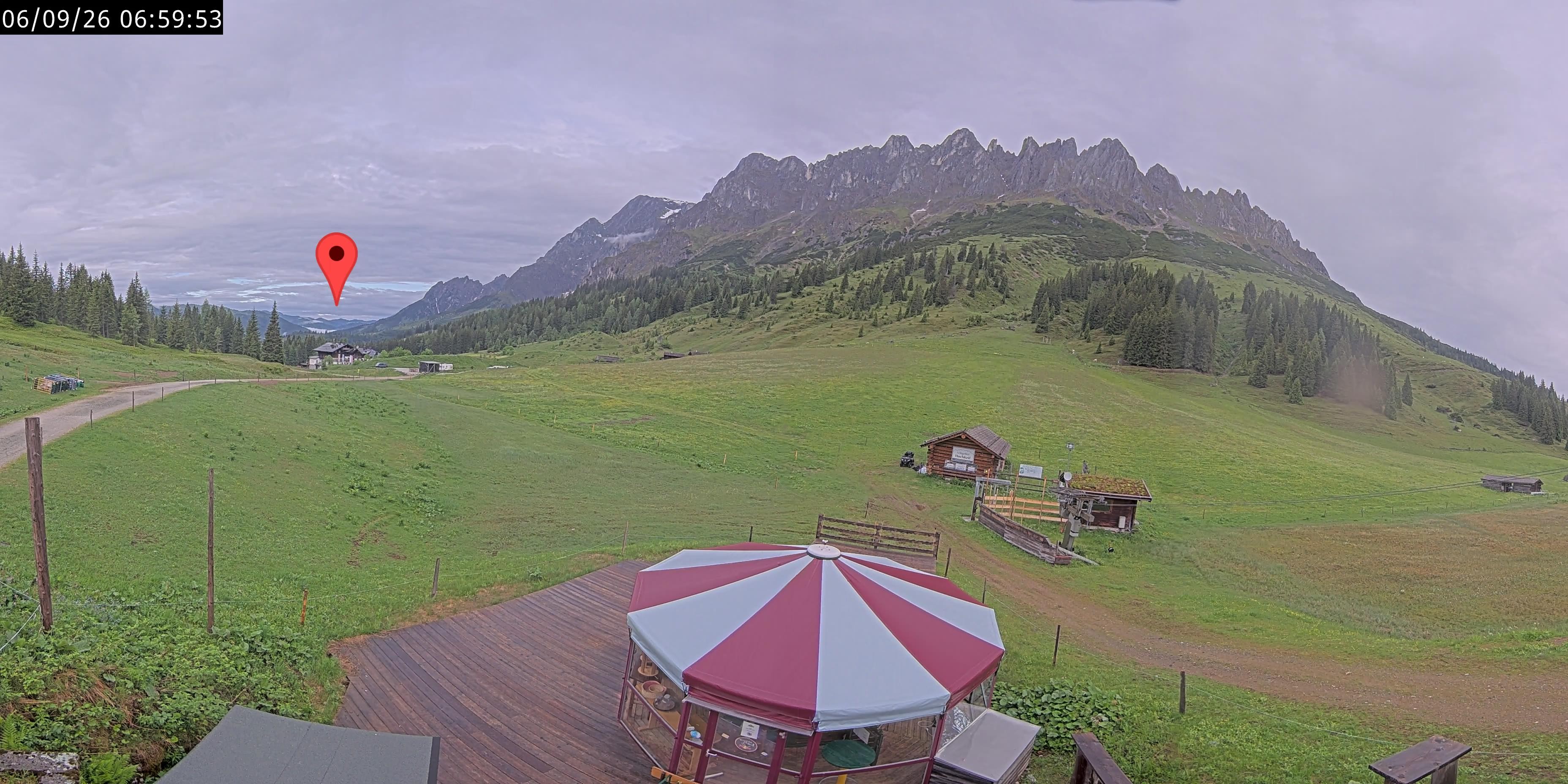 Archiv Foto Webcam Berghotel Arthurhaus am Hochkönig
