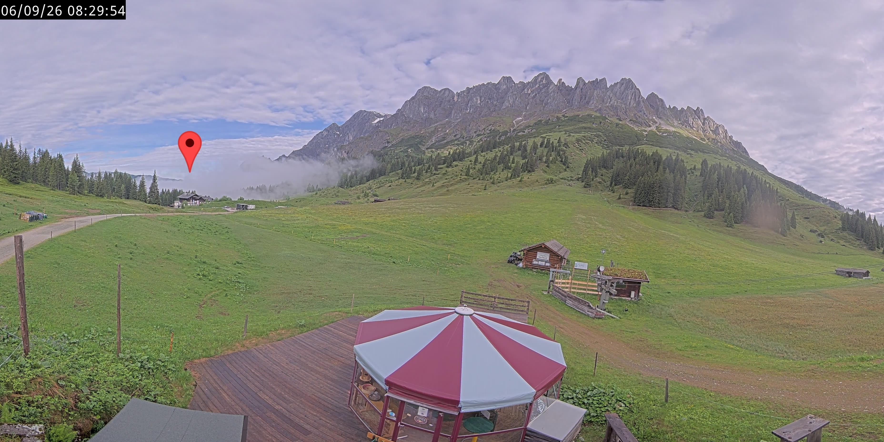 Archiv Foto Webcam Berghotel Arthurhaus am Hochkönig