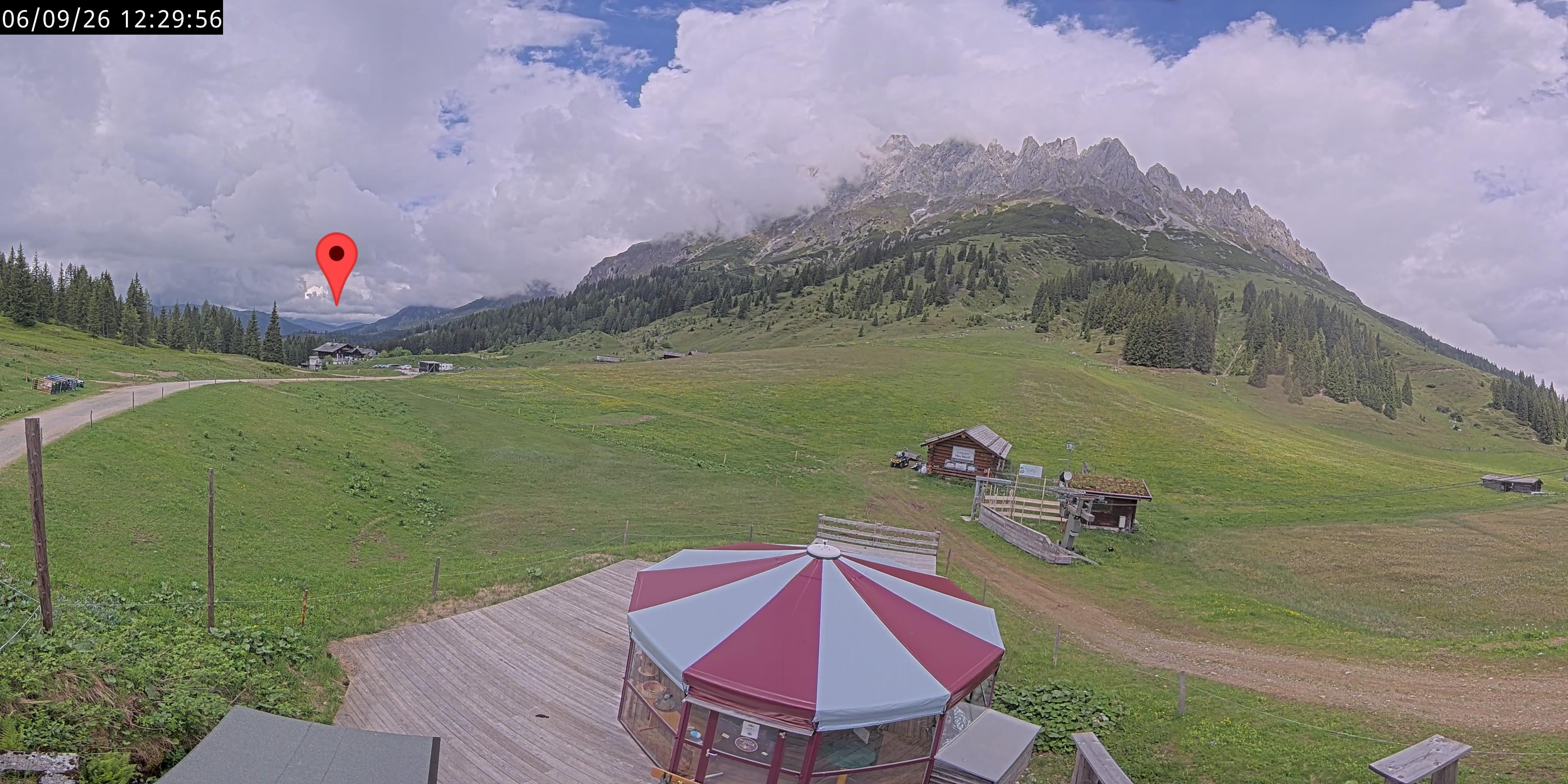 Archiv Foto Webcam Berghotel Arthurhaus am Hochkönig