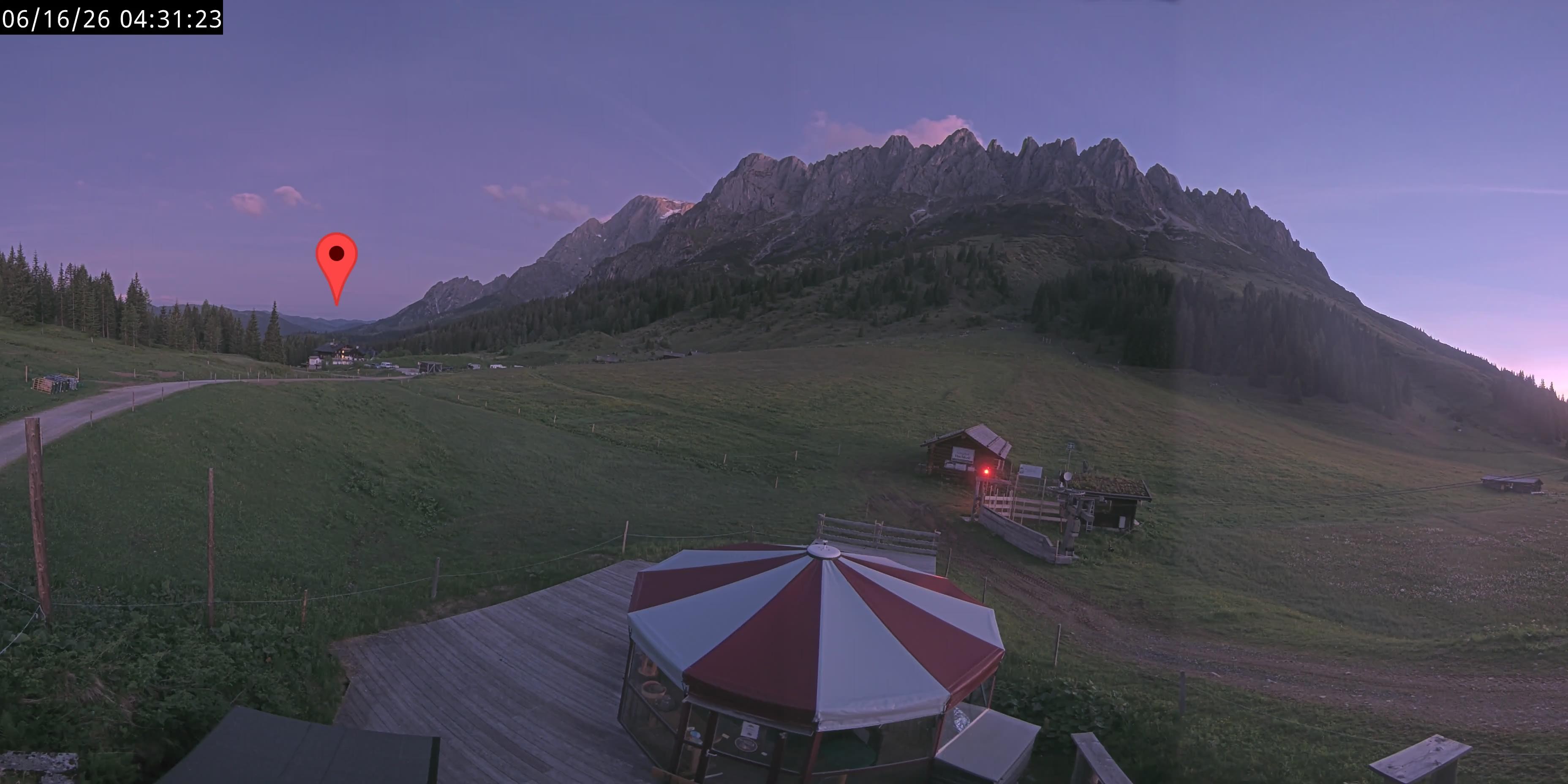Archiv Foto Webcam Berghotel Arthurhaus am Hochkönig