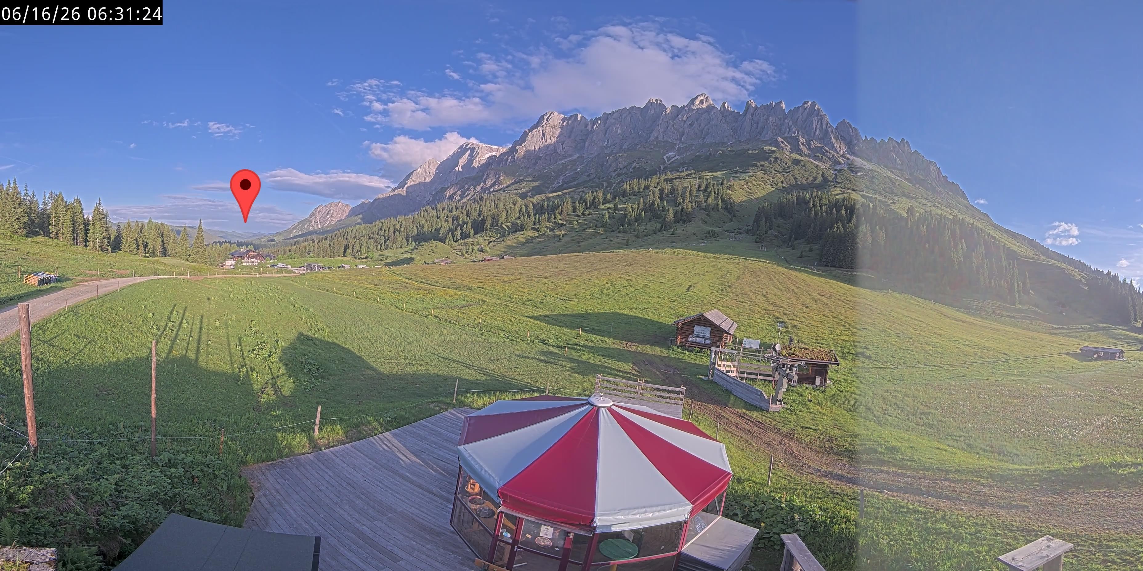 Archiv Foto Webcam Berghotel Arthurhaus am Hochkönig