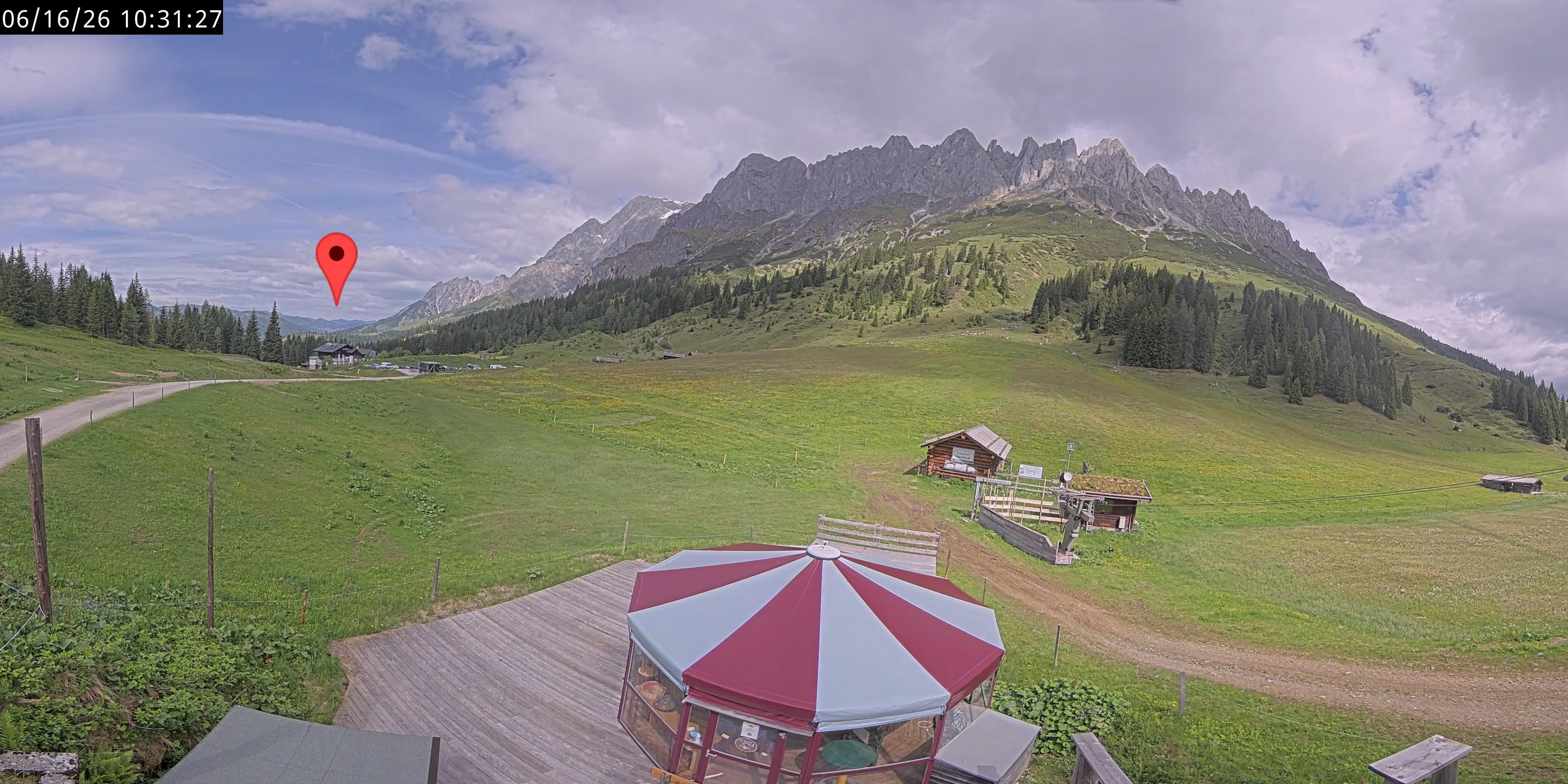 Archiv Foto Webcam Berghotel Arthurhaus am Hochkönig