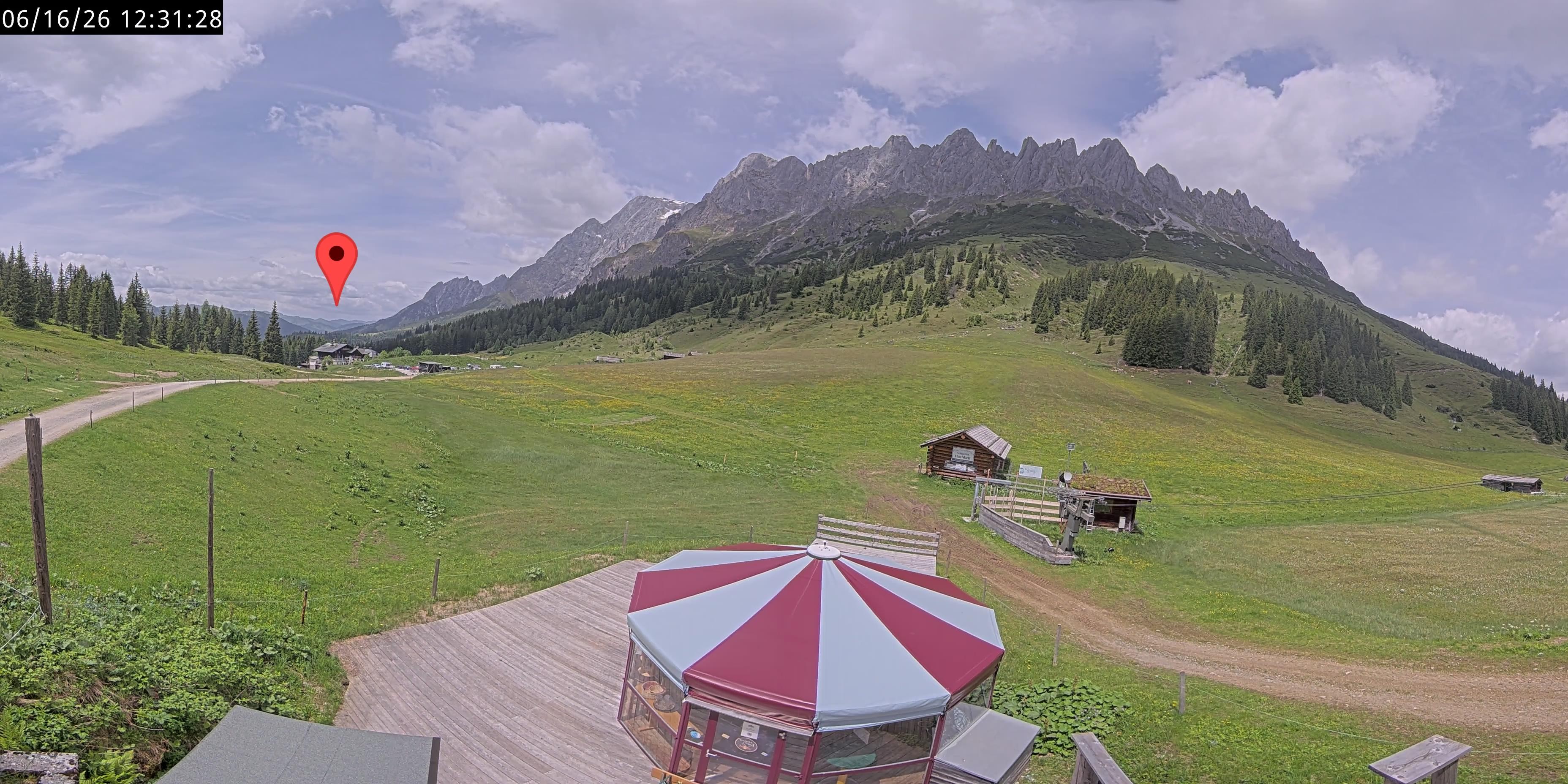 Archiv Foto Webcam Berghotel Arthurhaus am Hochkönig