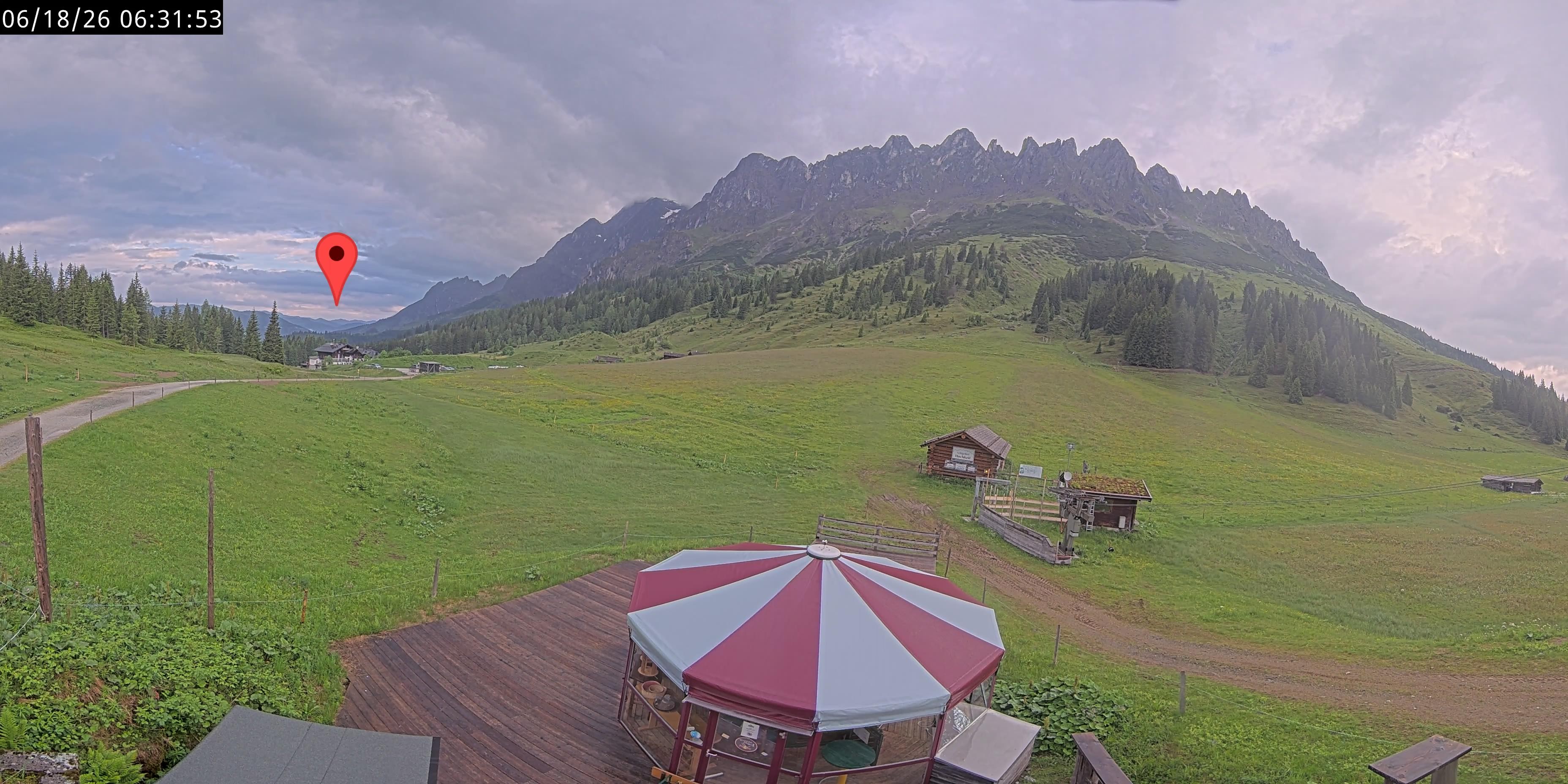 Archiv Foto Webcam Berghotel Arthurhaus am Hochkönig